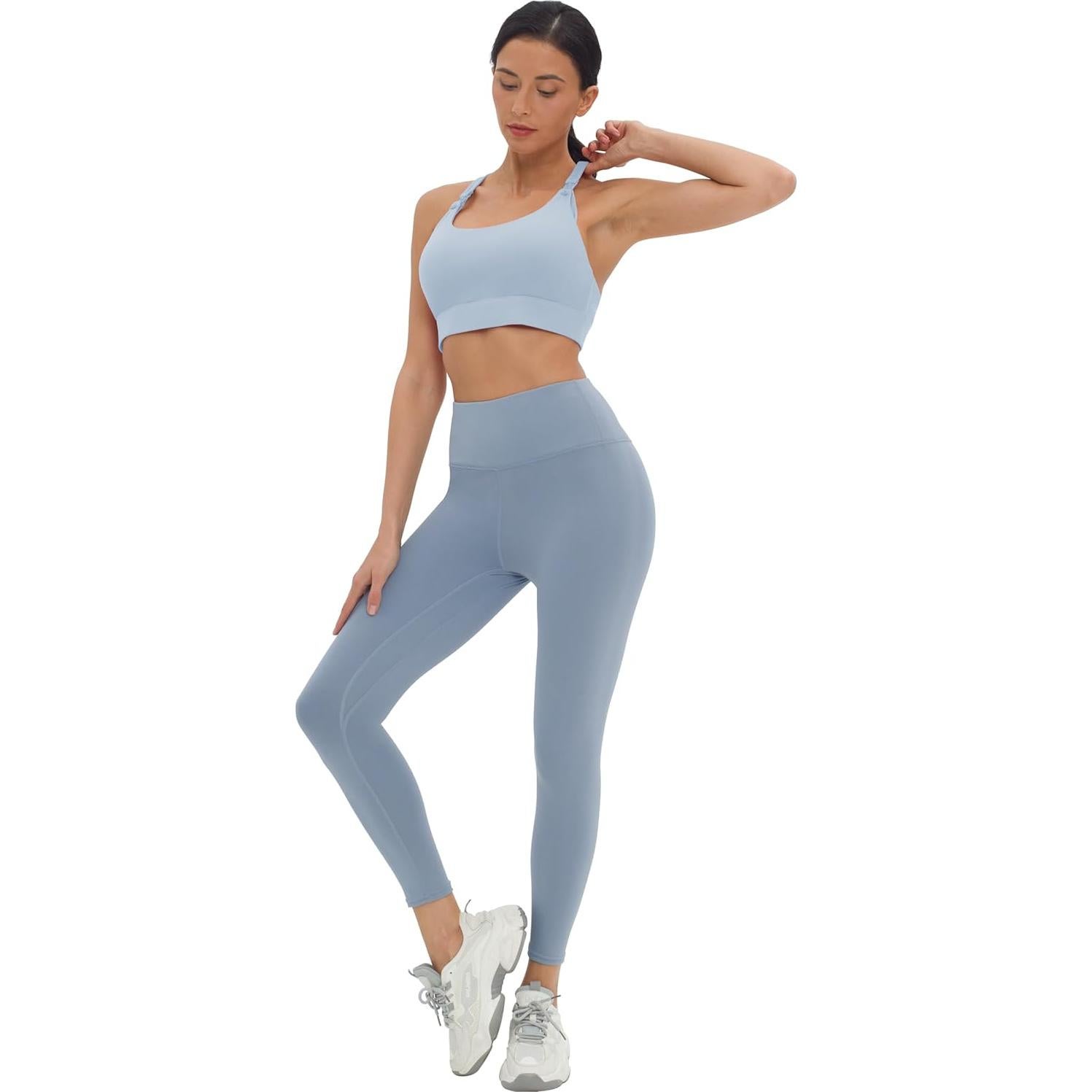 Sujetador Deportivo de Lactancia Foucome Mediano Azul Claro