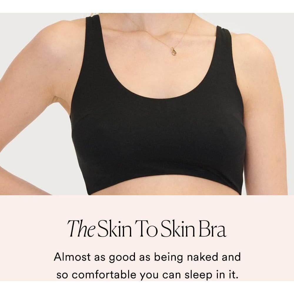 Sujetador de Lactancia HATCH Piel a Piel Mediano Negro