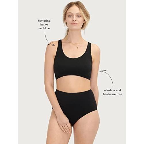 Sujetador de Lactancia HATCH Piel a Piel Mediano Negro