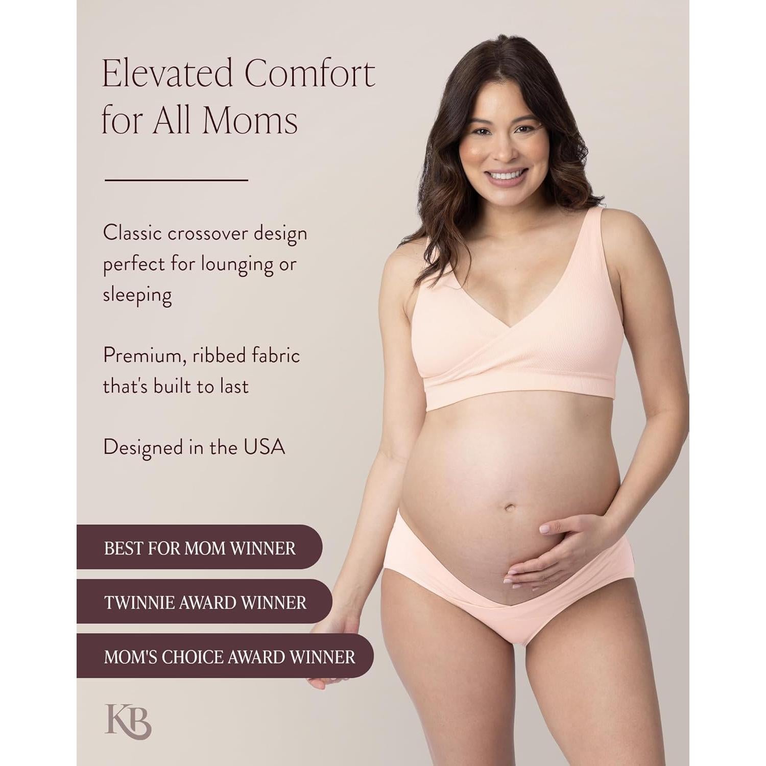 Sostén de Lactancia Ajustable Kindred Bravely Rosa Suave