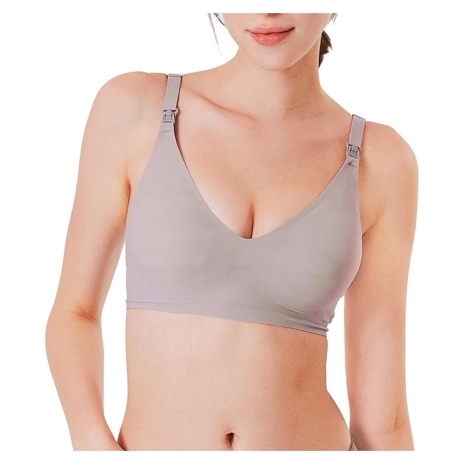 Sujetador de Lactancia Mamaway Silky Seamless Lila XL