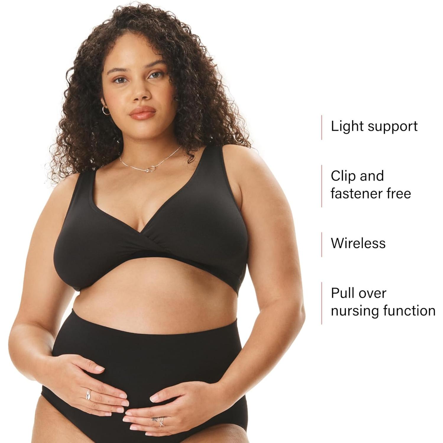 Sostenes de Maternidad Motherhood Maternity Algodón Spandex 2 Pzas