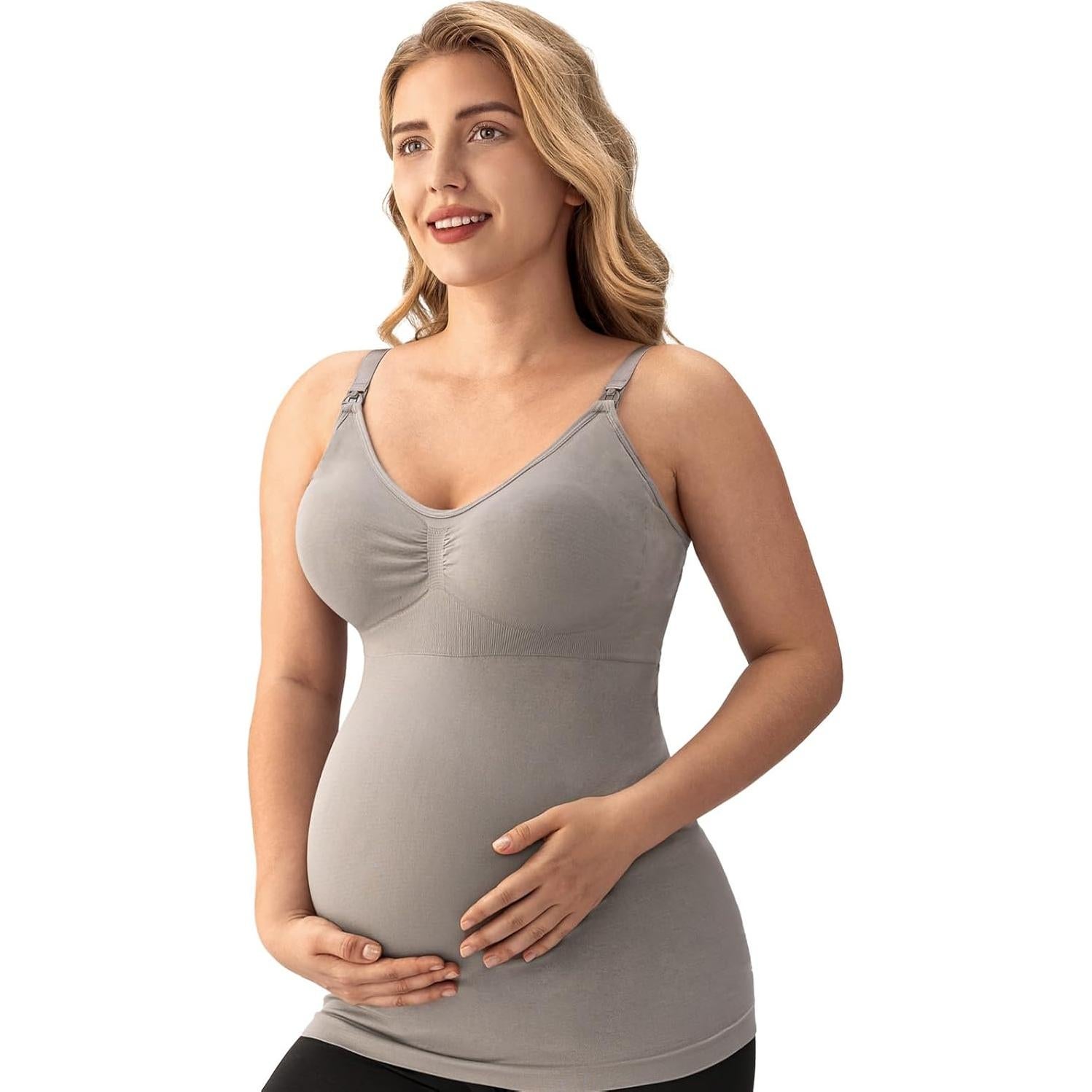 Tank Tops de Lactancia Angelhood - Cami Maternidad Sin Costuras