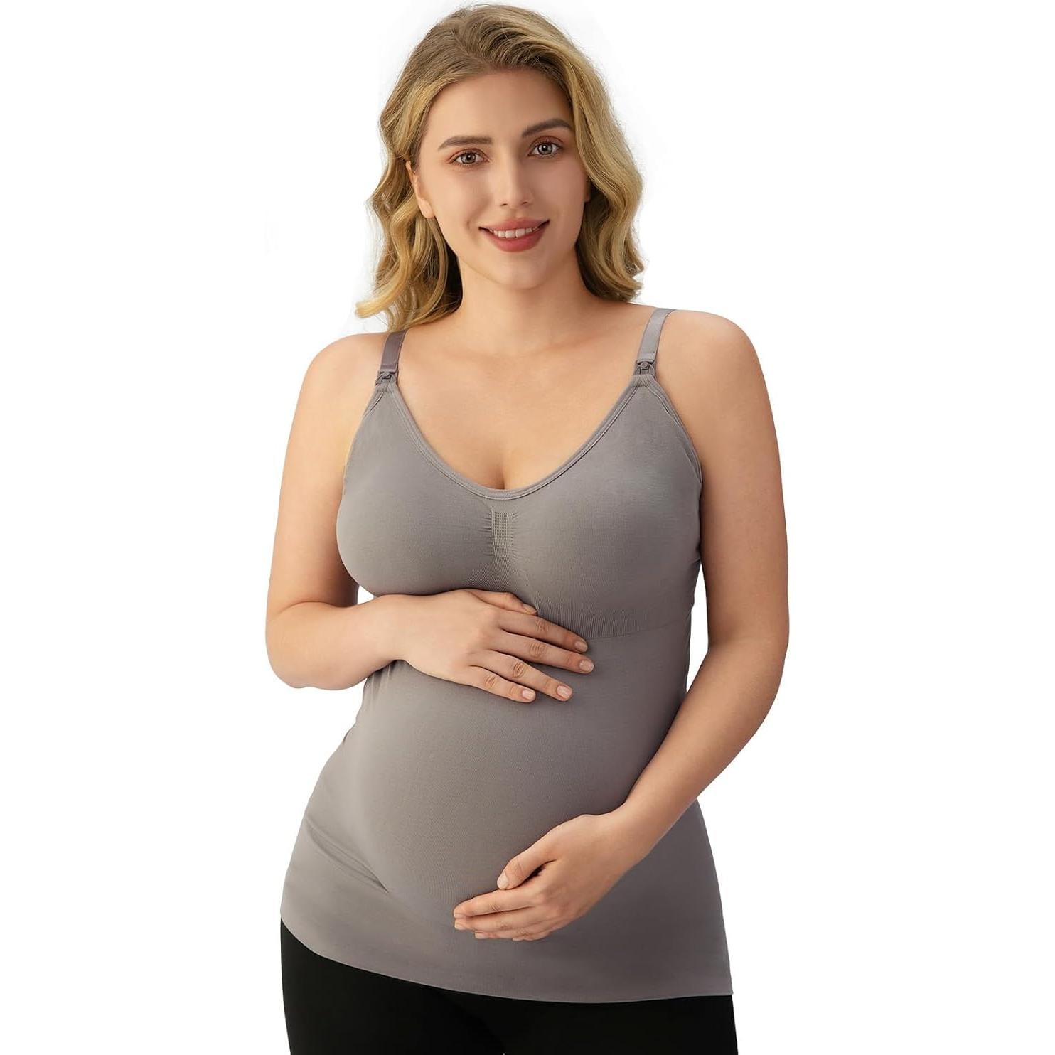 Tank Tops de Lactancia Angelhood - Cami Maternidad Sin Costuras