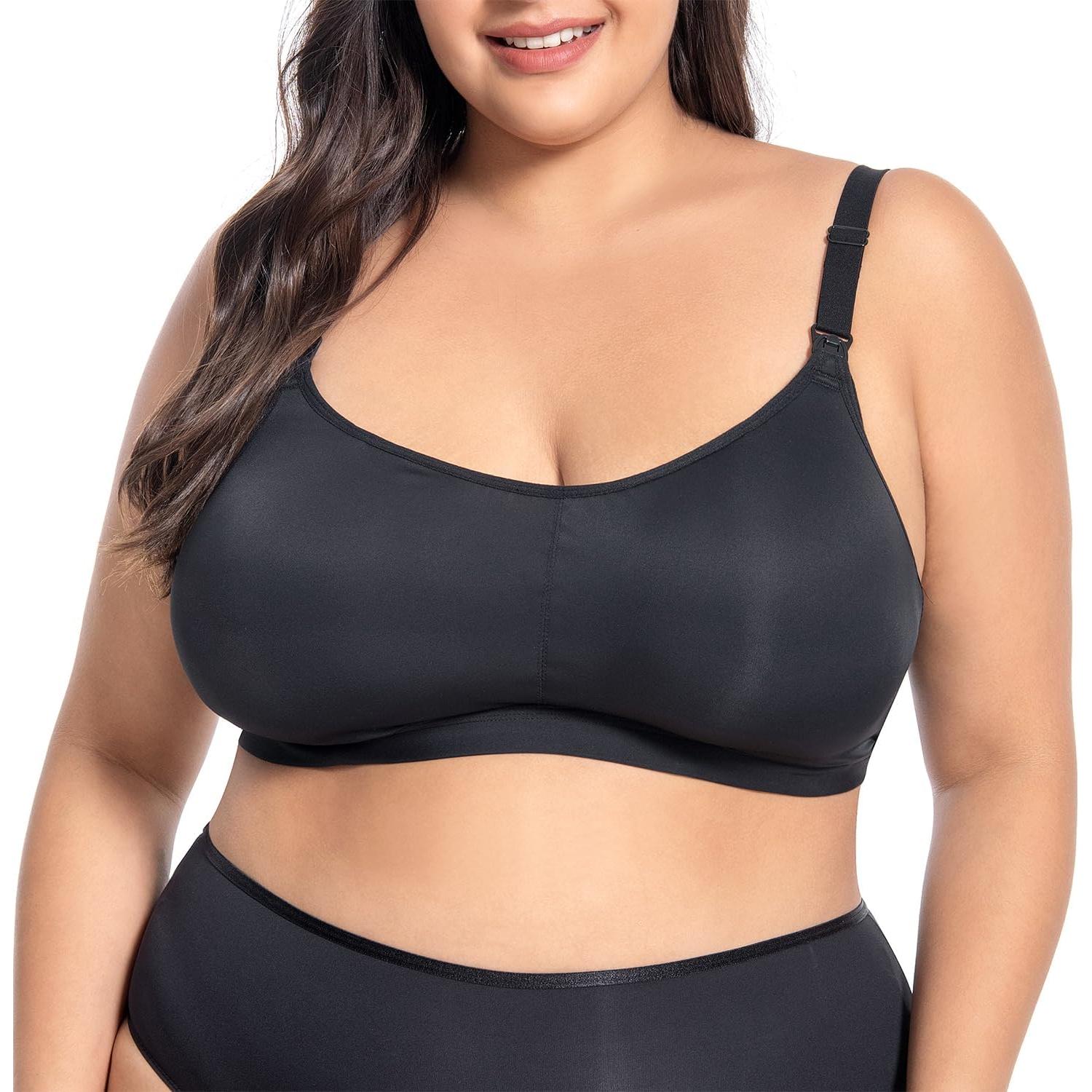 Sostén de Lactancia Talla Grande con Almohadillas Integradas