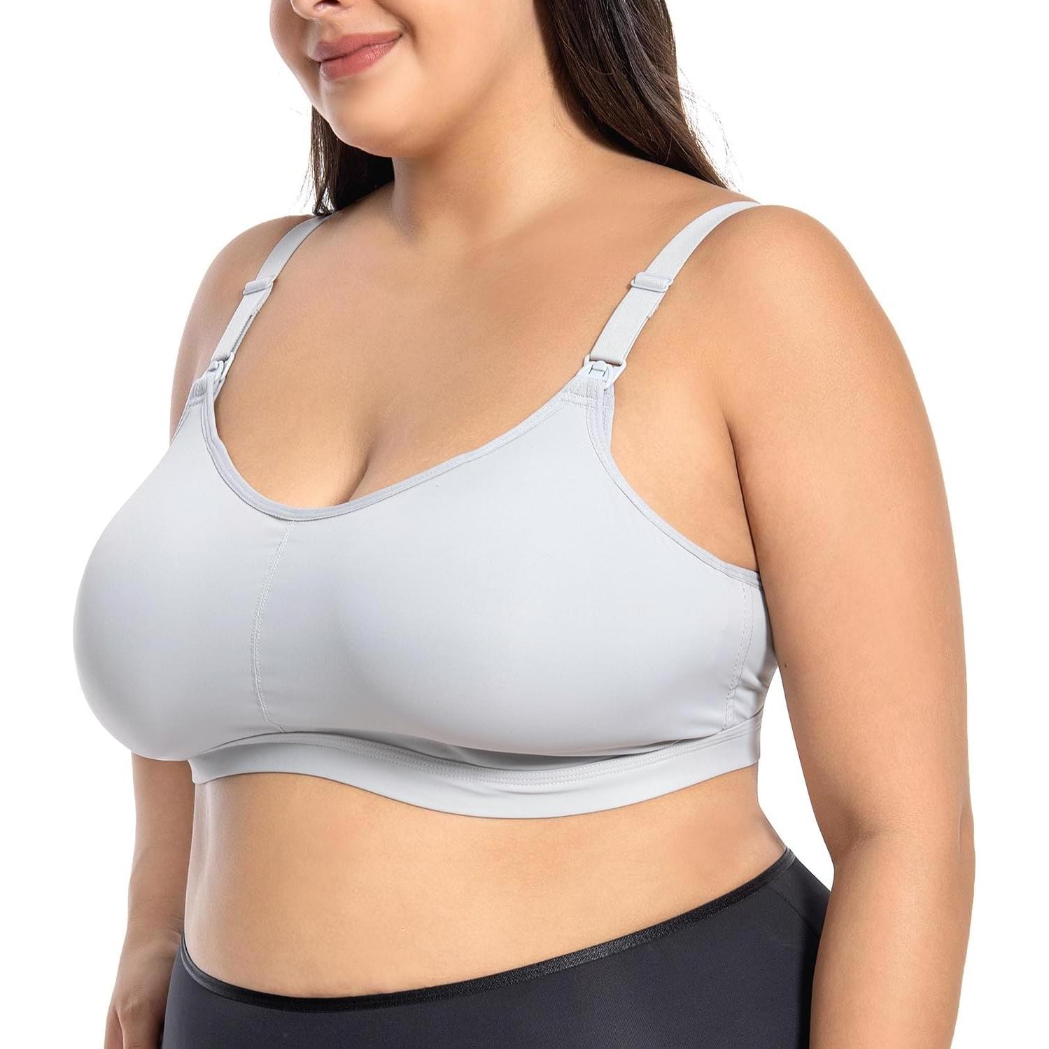 Sostén de Lactancia Talla Grande con Almohadillas Integradas