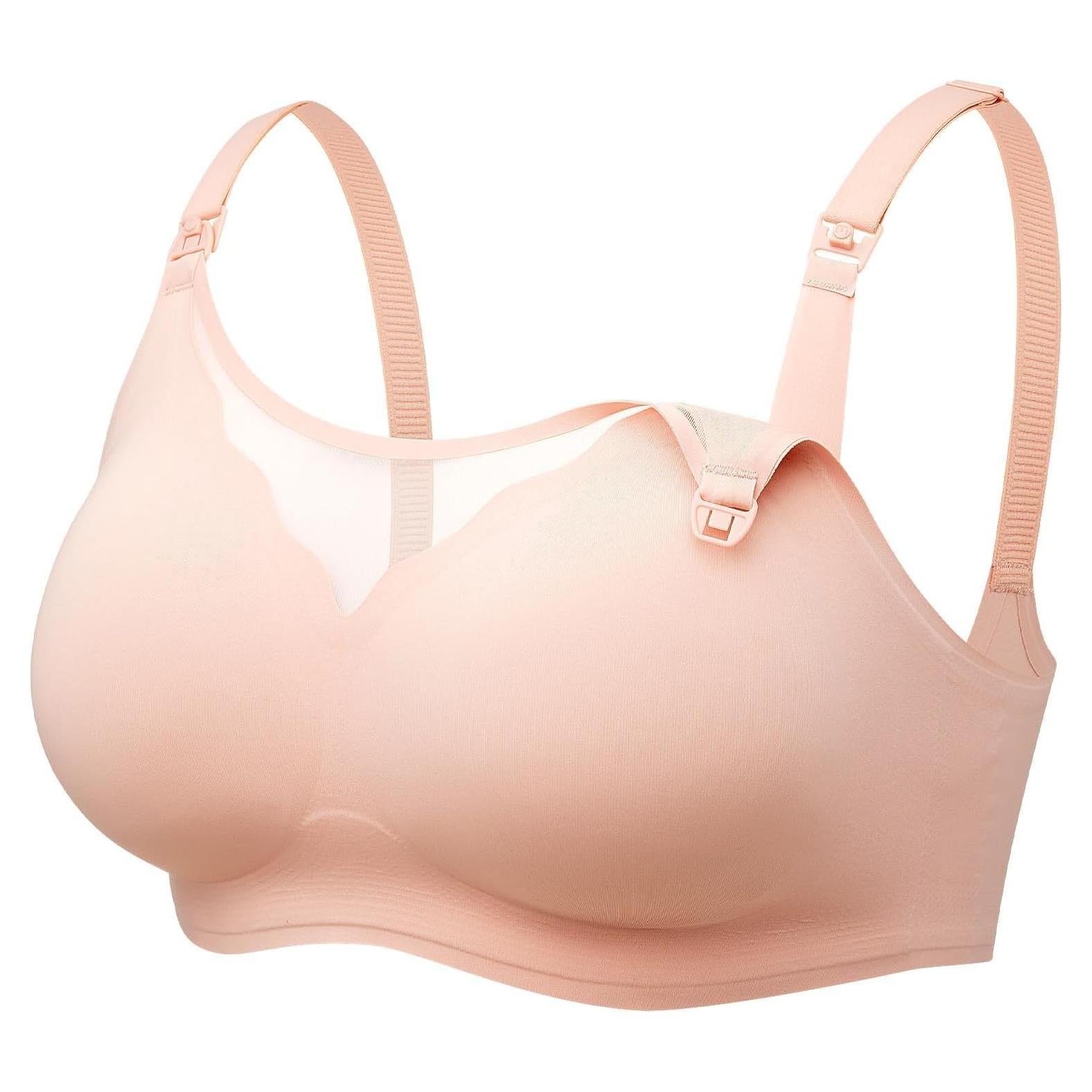 Sostén de Lactancia Momcozy Malla Transpirable Rosa Ostra XX-Large