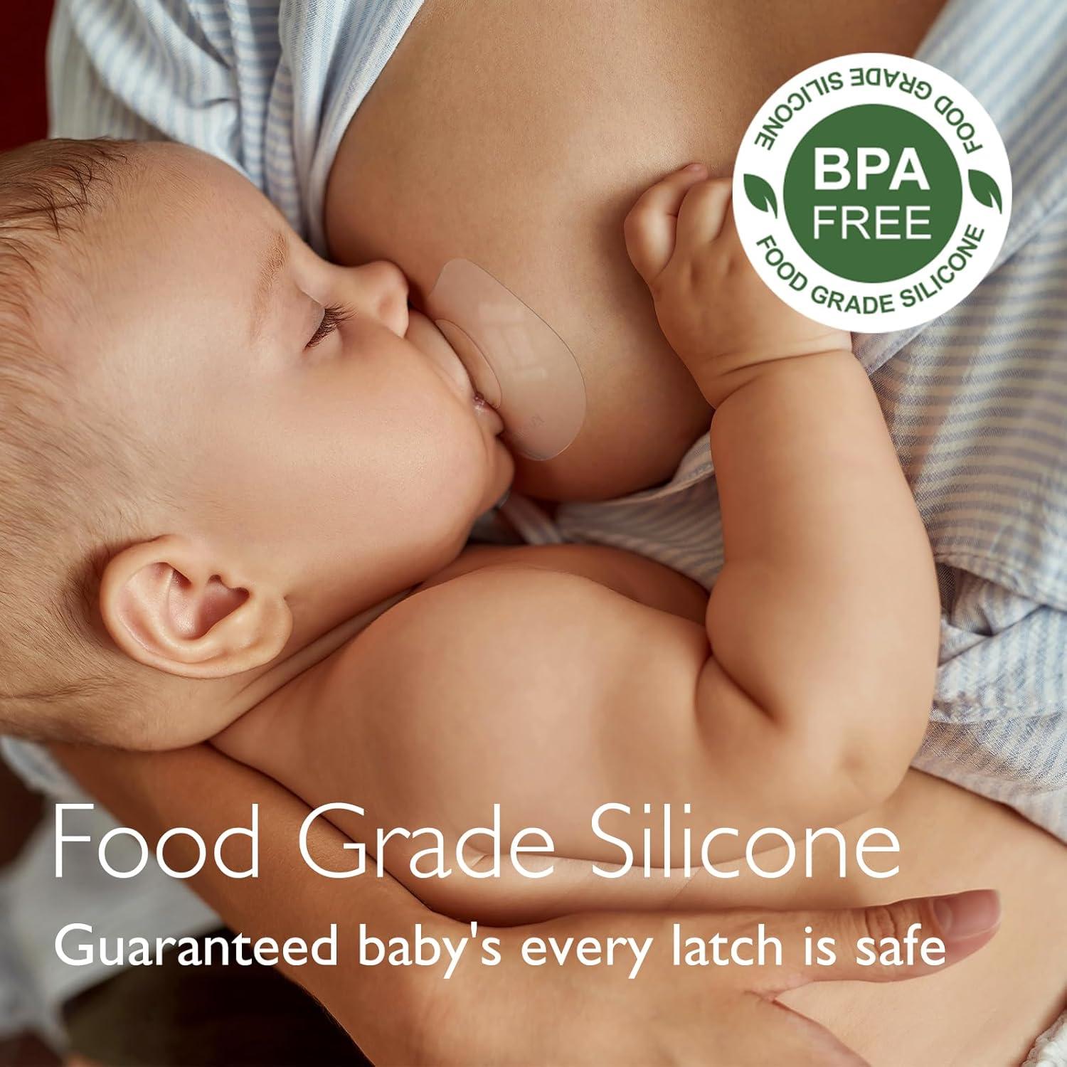 Protectores de Pezón Ultra-Finos Momcozy 100% Silicona 17mm