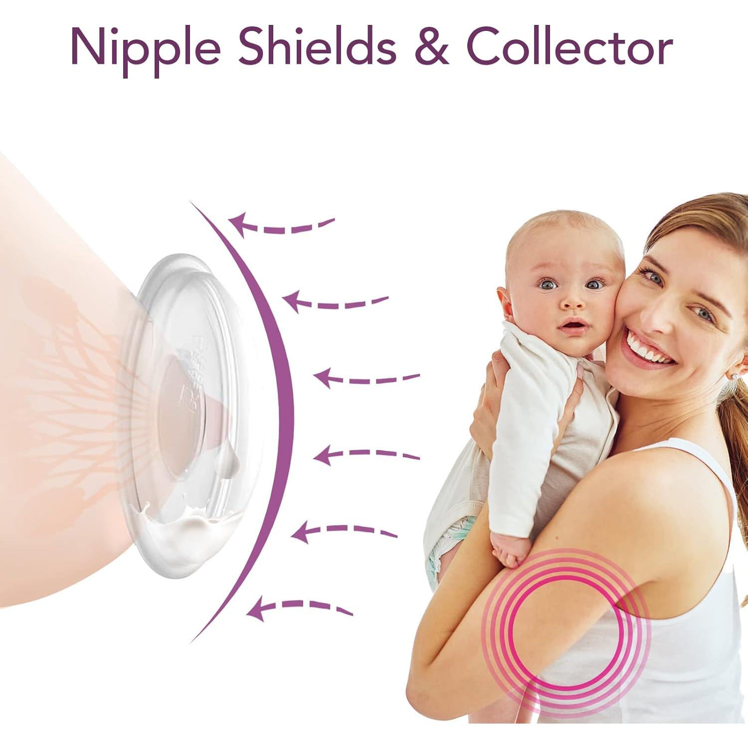 Colector de Leche Materna Reutilizable Silicona 2PCS