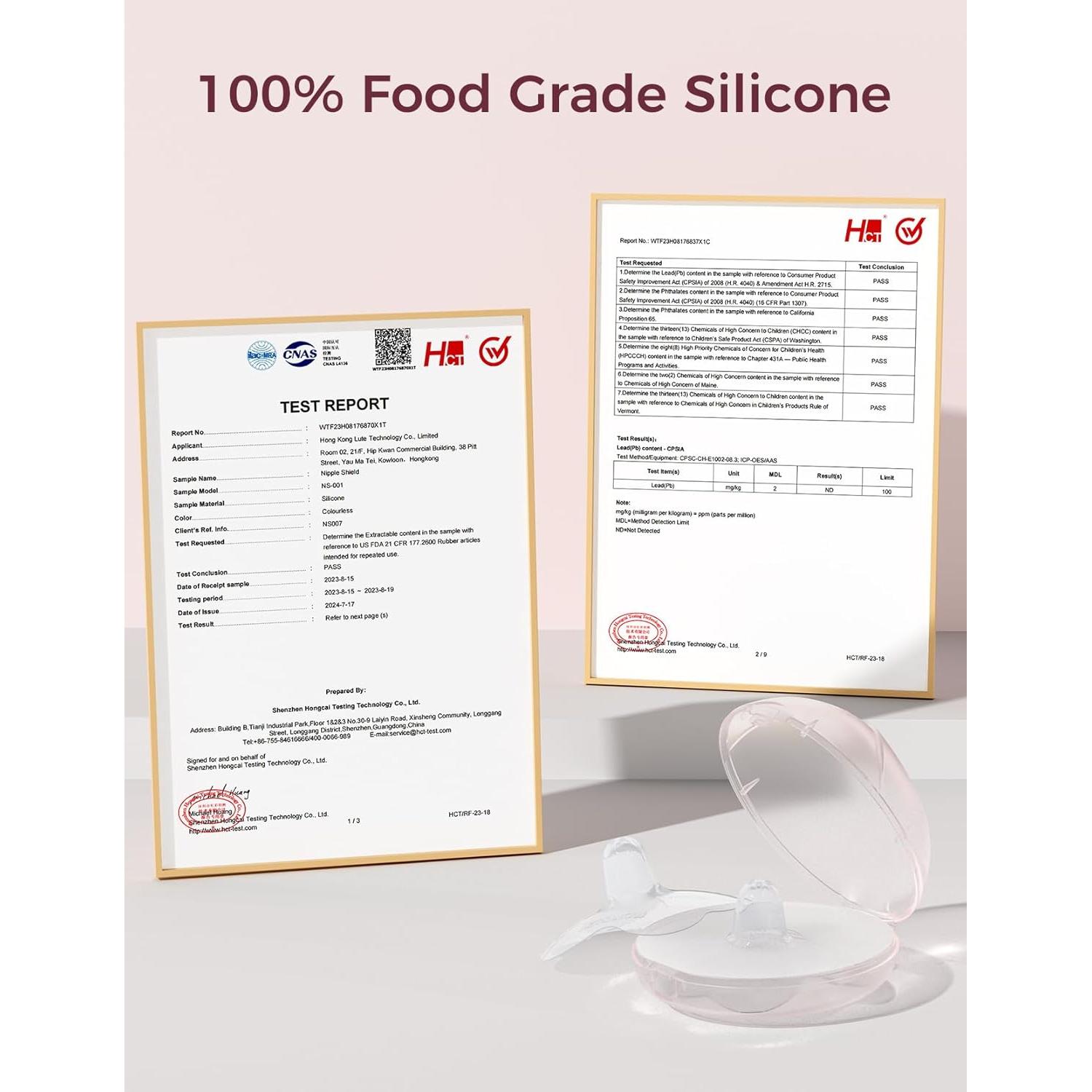 Momcozy Protector de Pezón Floral 24mm para Lactancia - 1 Par