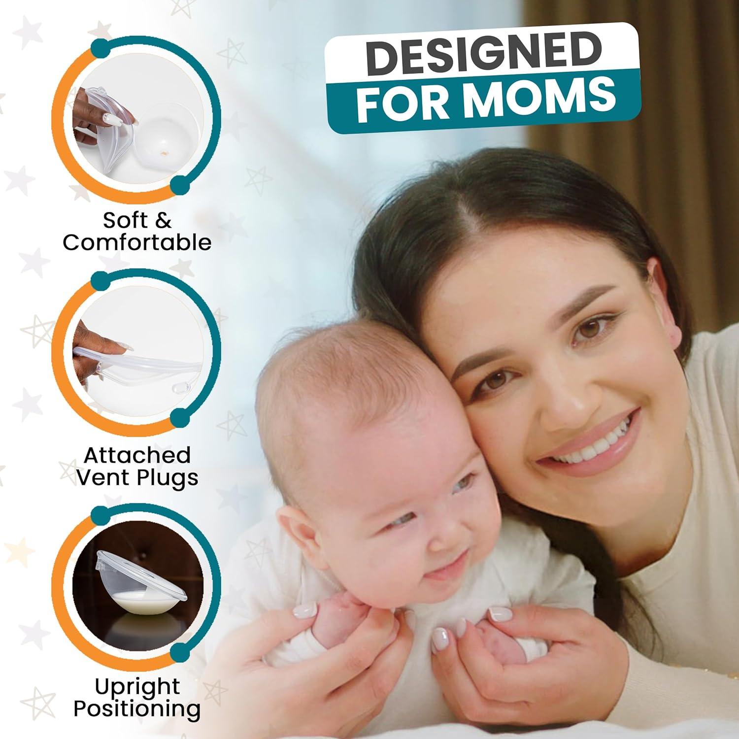 Recolector de Leche Materna Cradle Plus - Paquete de 4 Conchas 60 ml