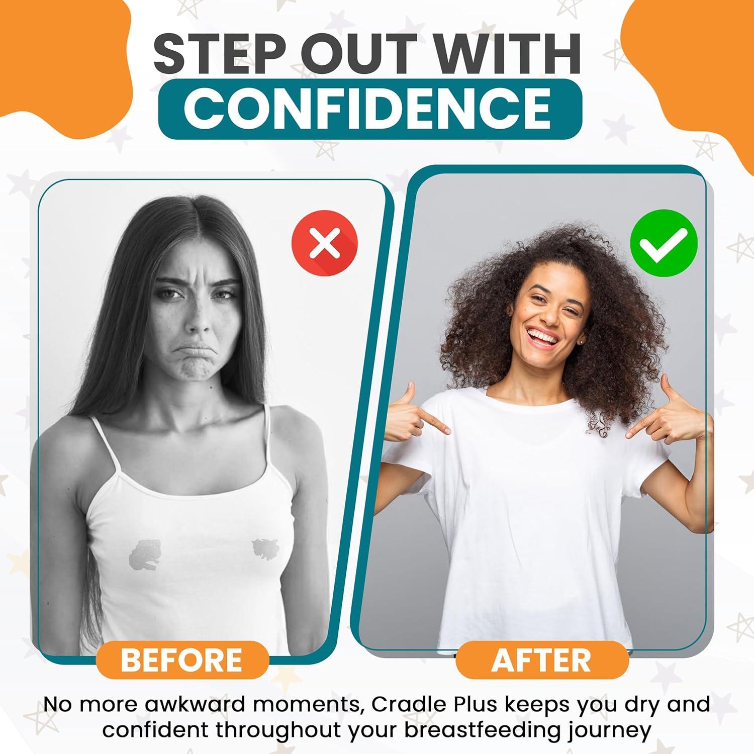 Recolector de Leche Materna Cradle Plus - Paquete de 4 Conchas 60 ml