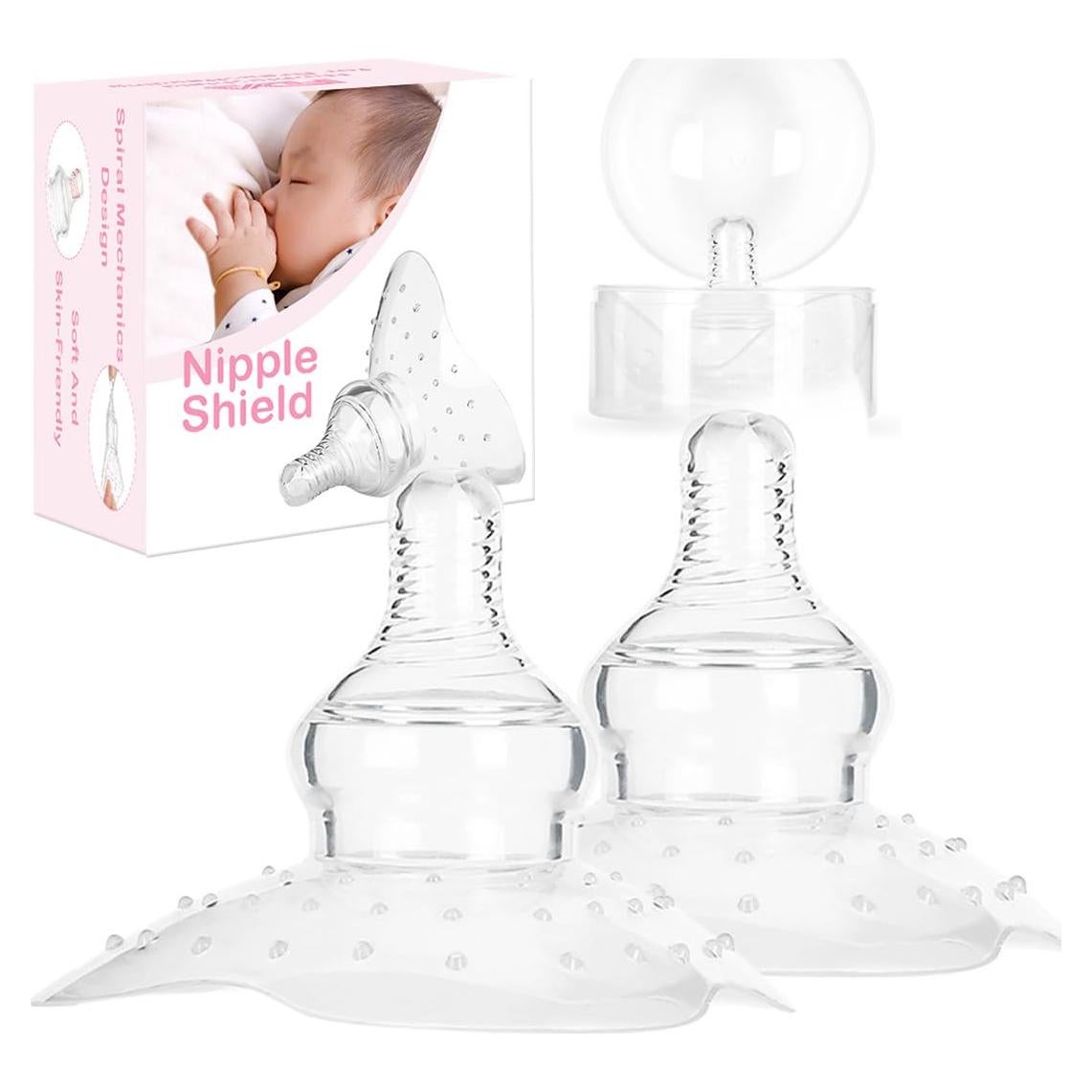 Paquete de 2 Protectores de Pezón Silicona NIshield 20mm