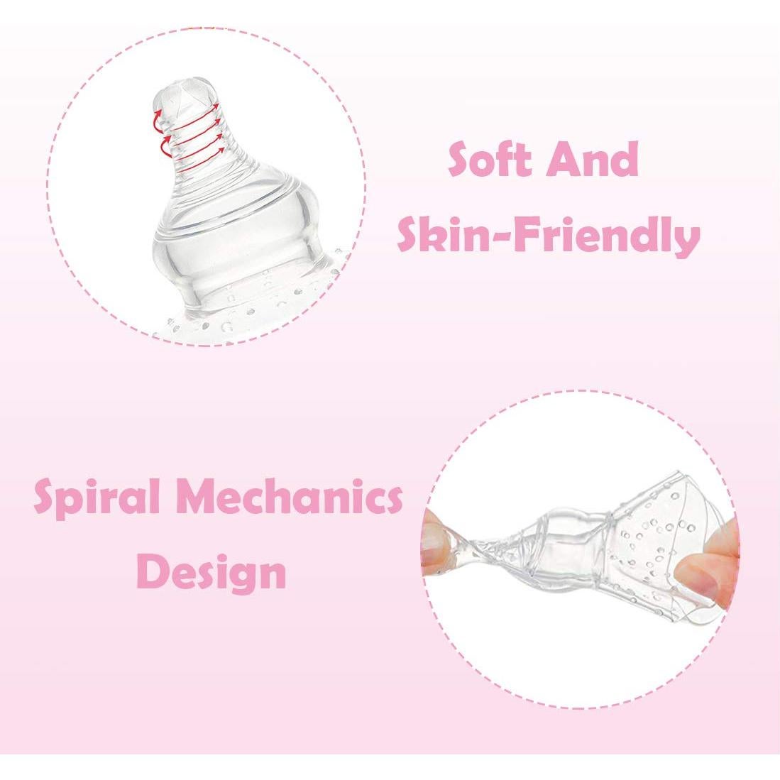 Paquete de 2 Protectores de Pezón Silicona NIshield 20mm