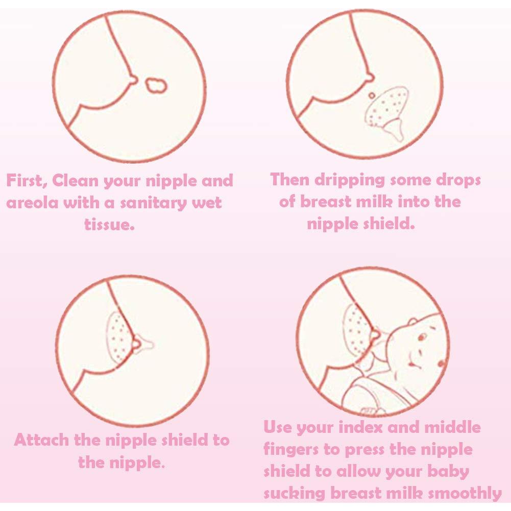 Paquete de 2 Protectores de Pezón Silicona NIshield 20mm