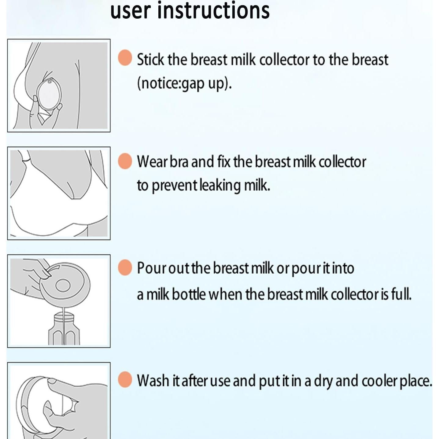 Conchas de Silicona CMBEAR para Lactancia 60ml - Almohadillas Suaves