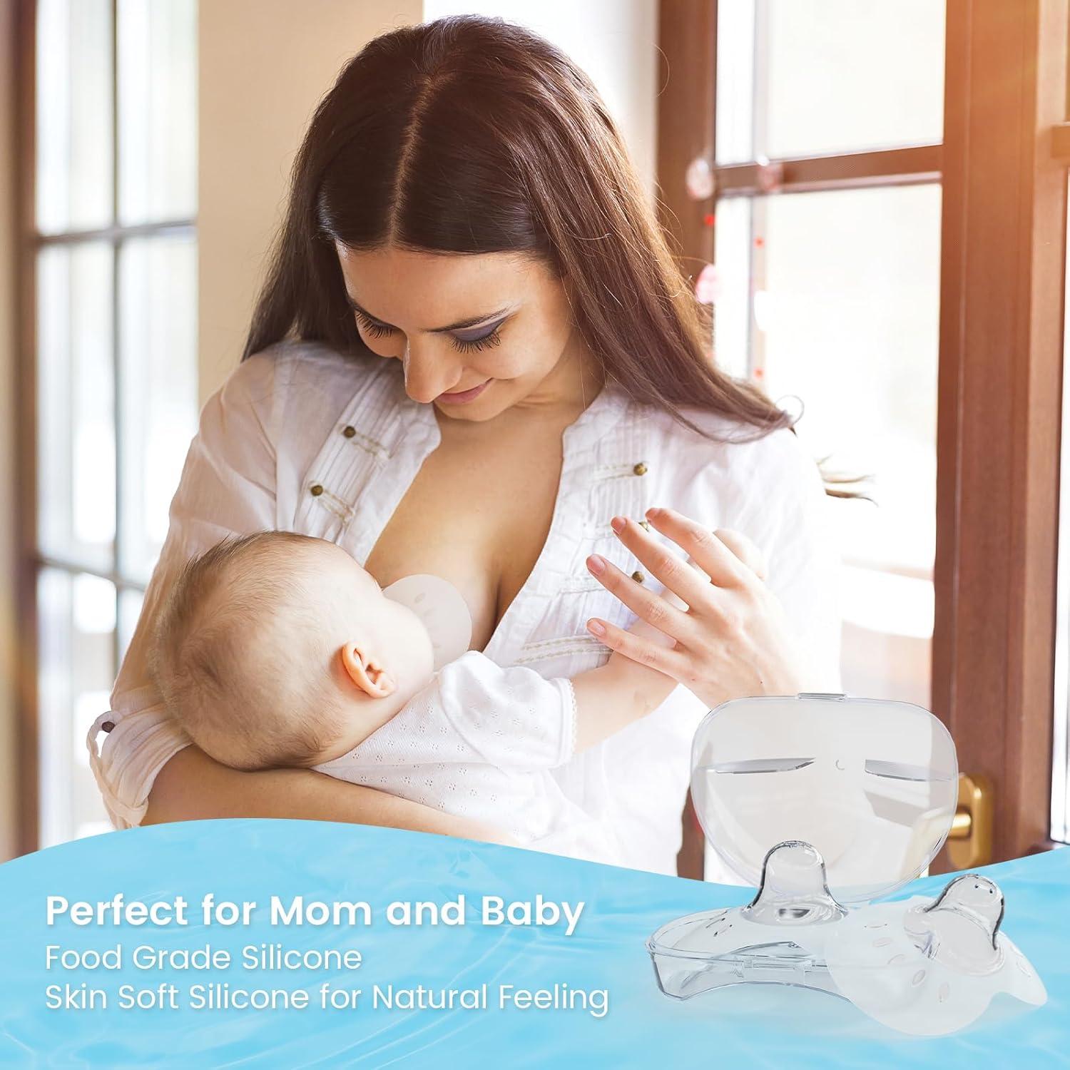 Protectores de Pezón de Silicona 24mm para Lactancia