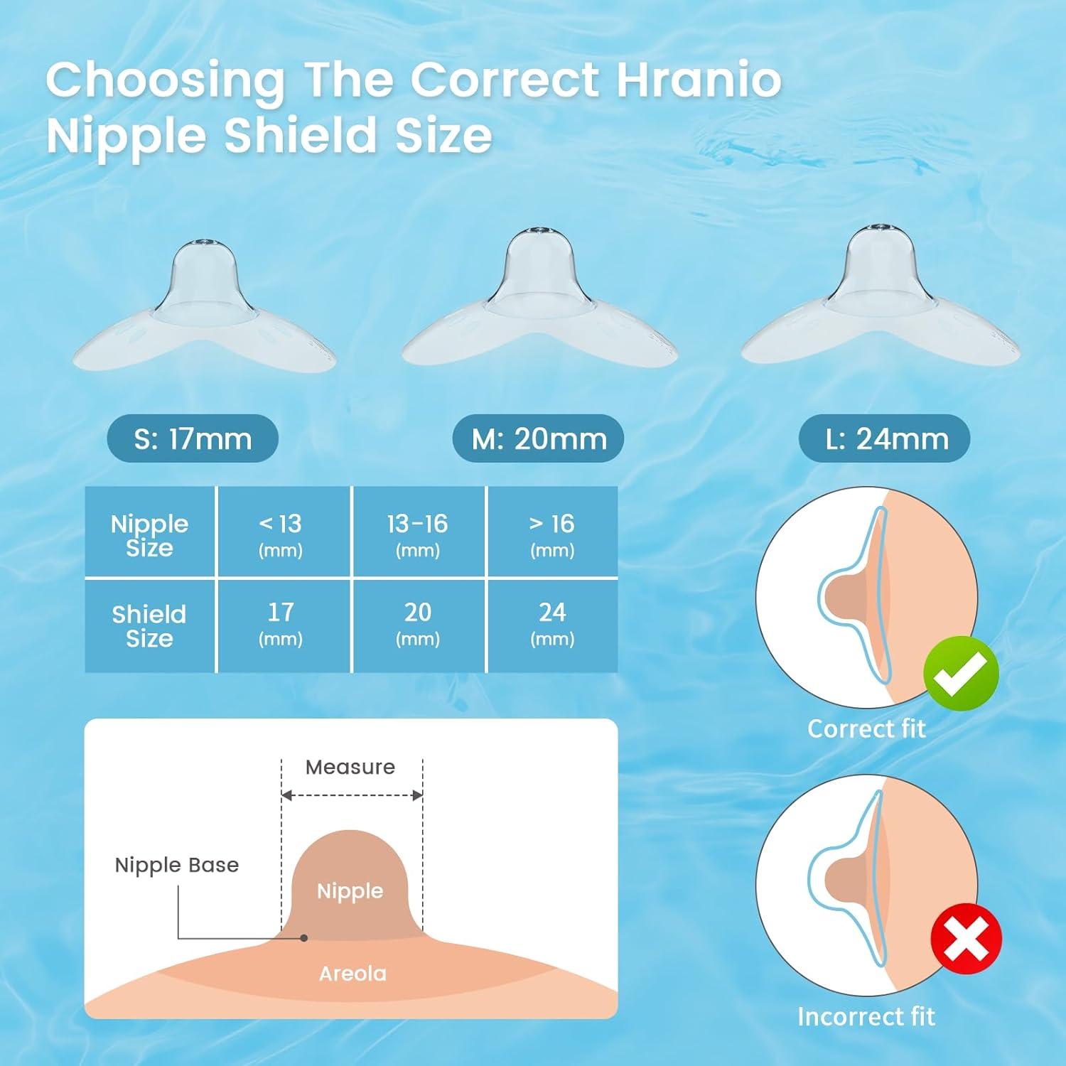 Protectores de Pezón de Silicona 24mm para Lactancia