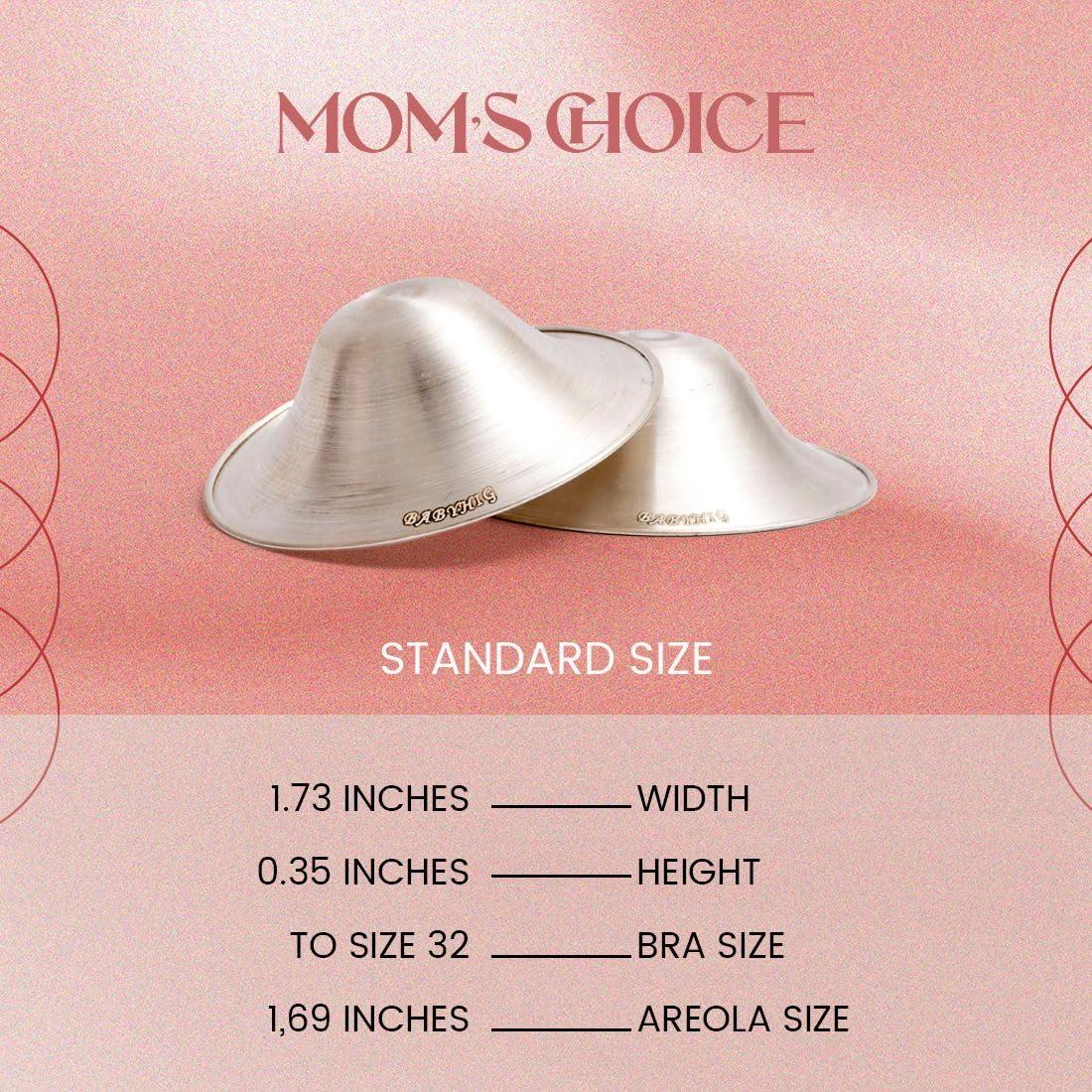 Copas de Lactancia de Plata 925 BABYHIG - Protectores de Pezones