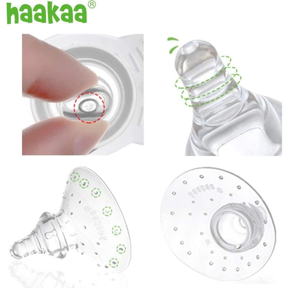 Protectores de Pezón de Silicona Haakaa para Lactancia 1pk