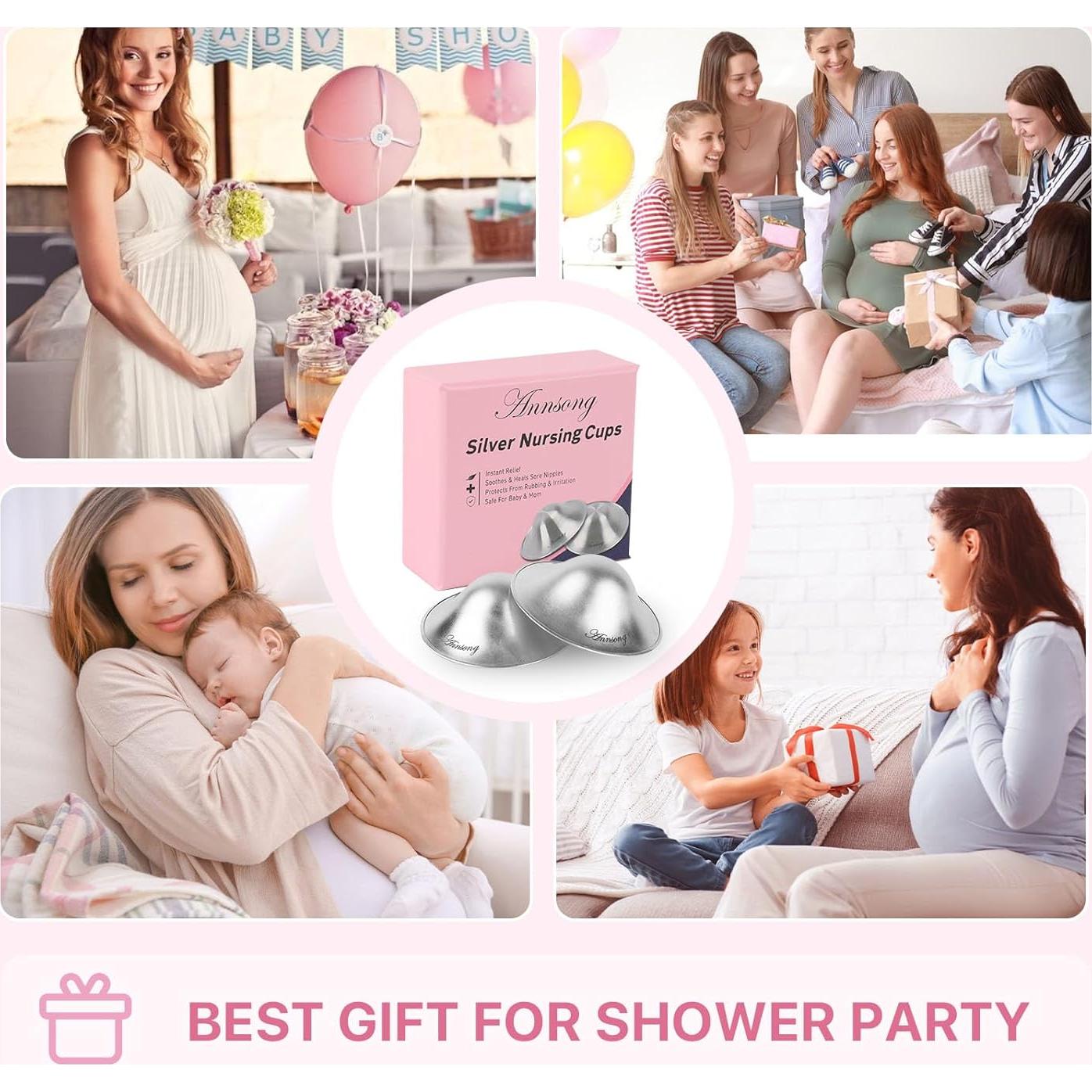 Copas de Lactancia de Plata 925 - Protectores de Pezón Regular