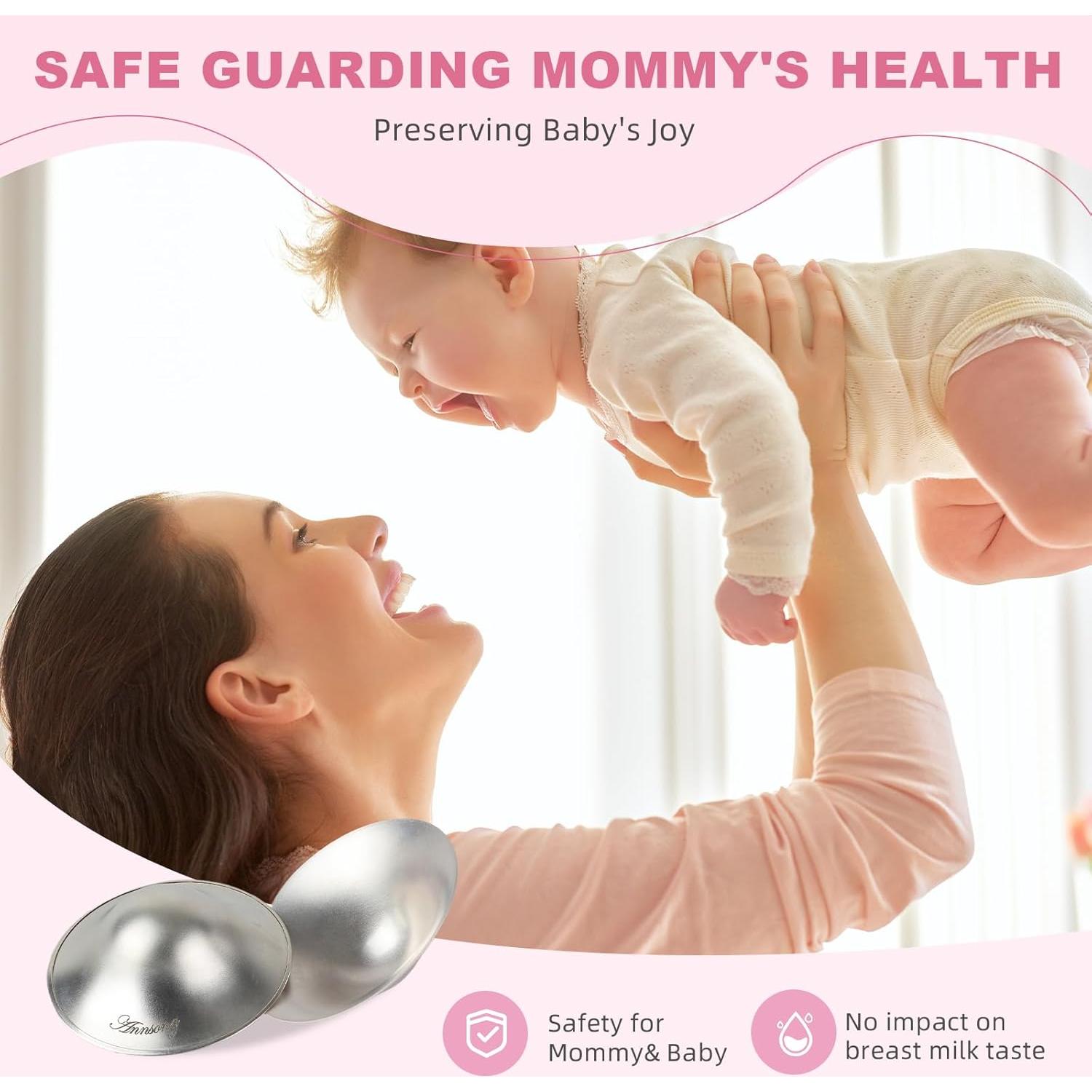 Copas de Lactancia de Plata 925 - Protectores de Pezón Regular