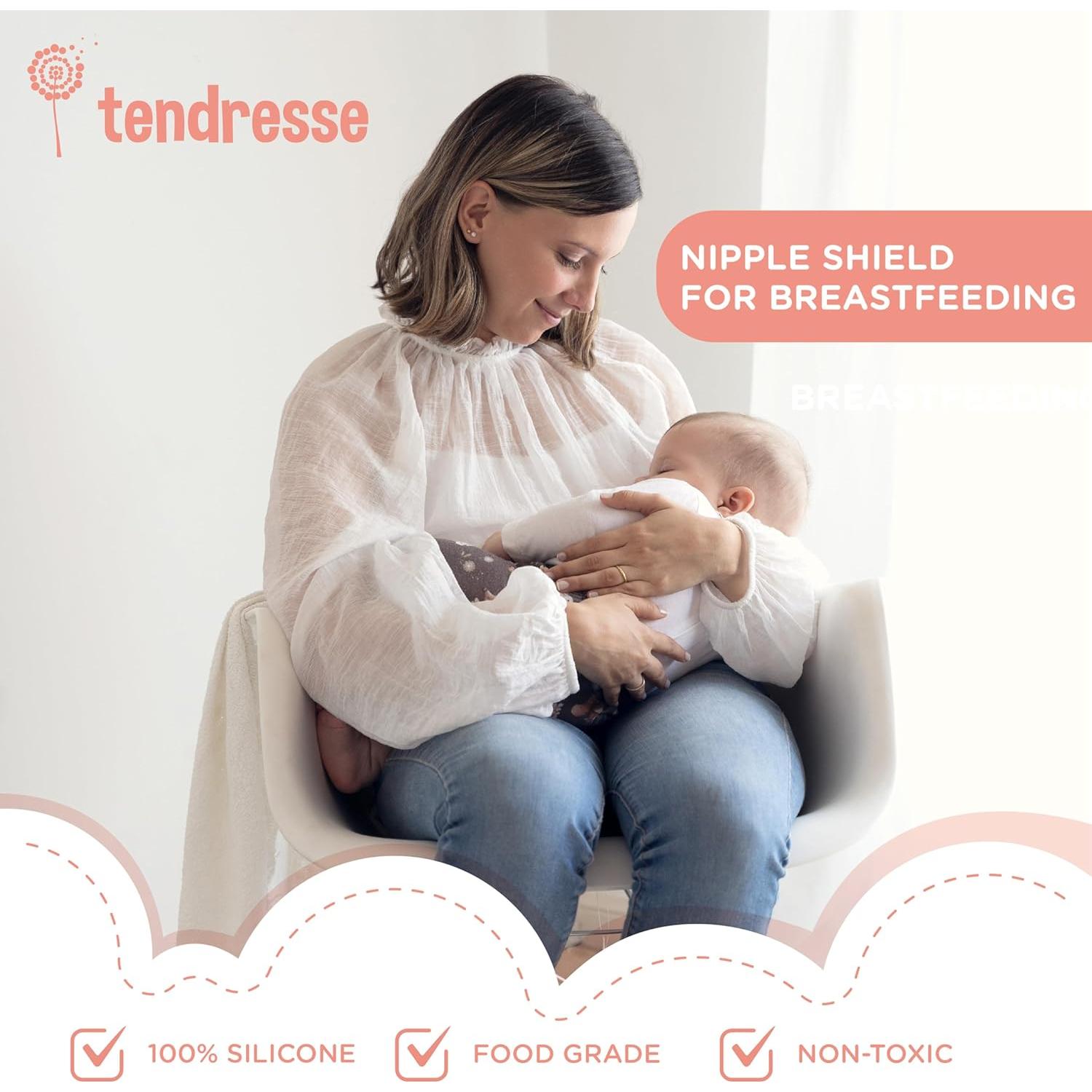 Protectores de pezones para lactancia Tendresse - Silicona 23 mm