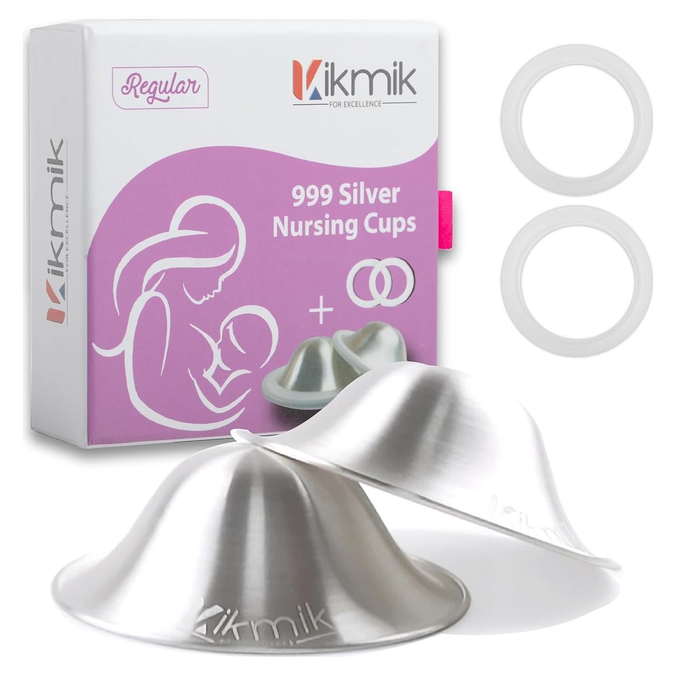 Copas de Lactancia de Plata 999 O-Feel - Regular