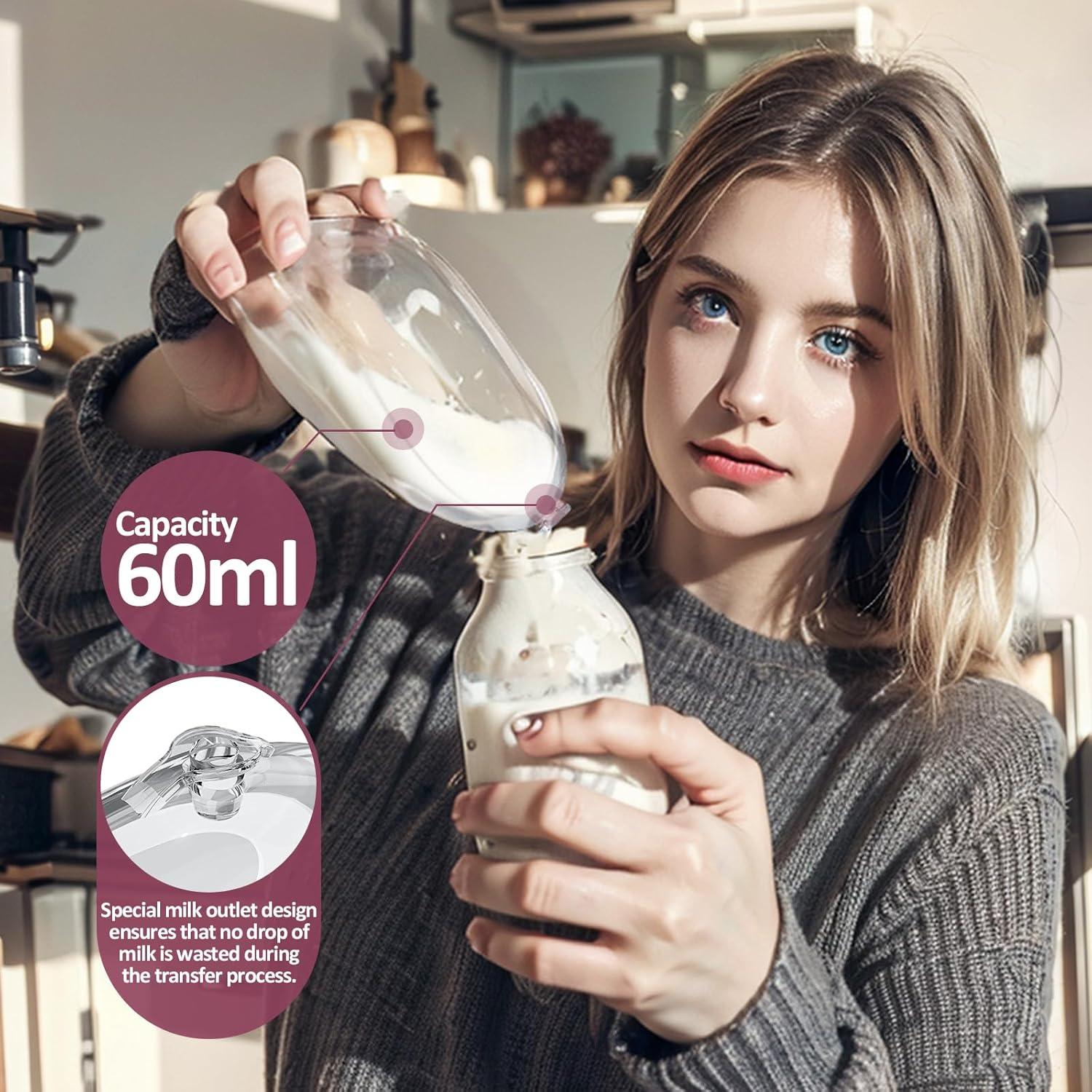 Recolectores de Leche Materna Nezart 80ml Silicona Reutilizables