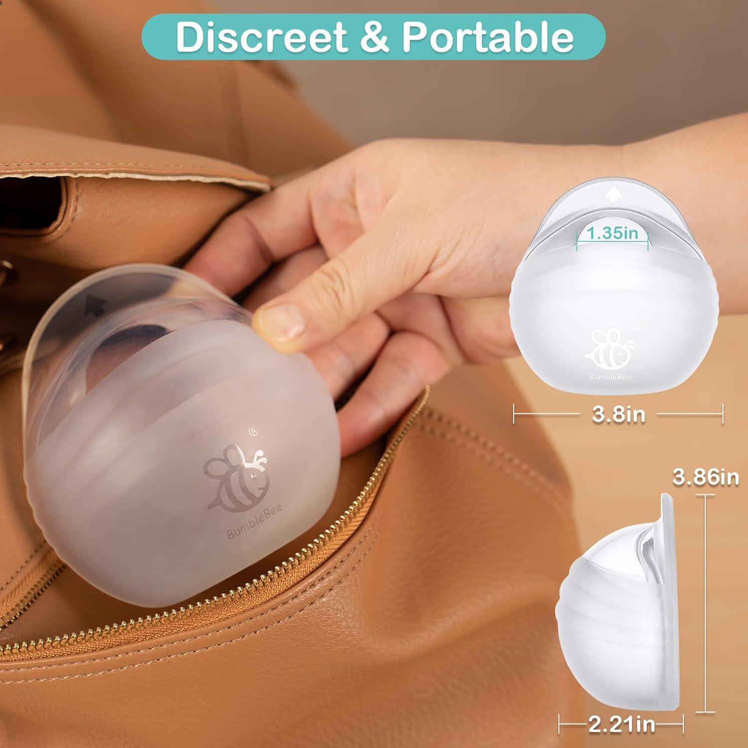 Colector de Leche Materna BumbleBee 90ml Silicona Reutilizable