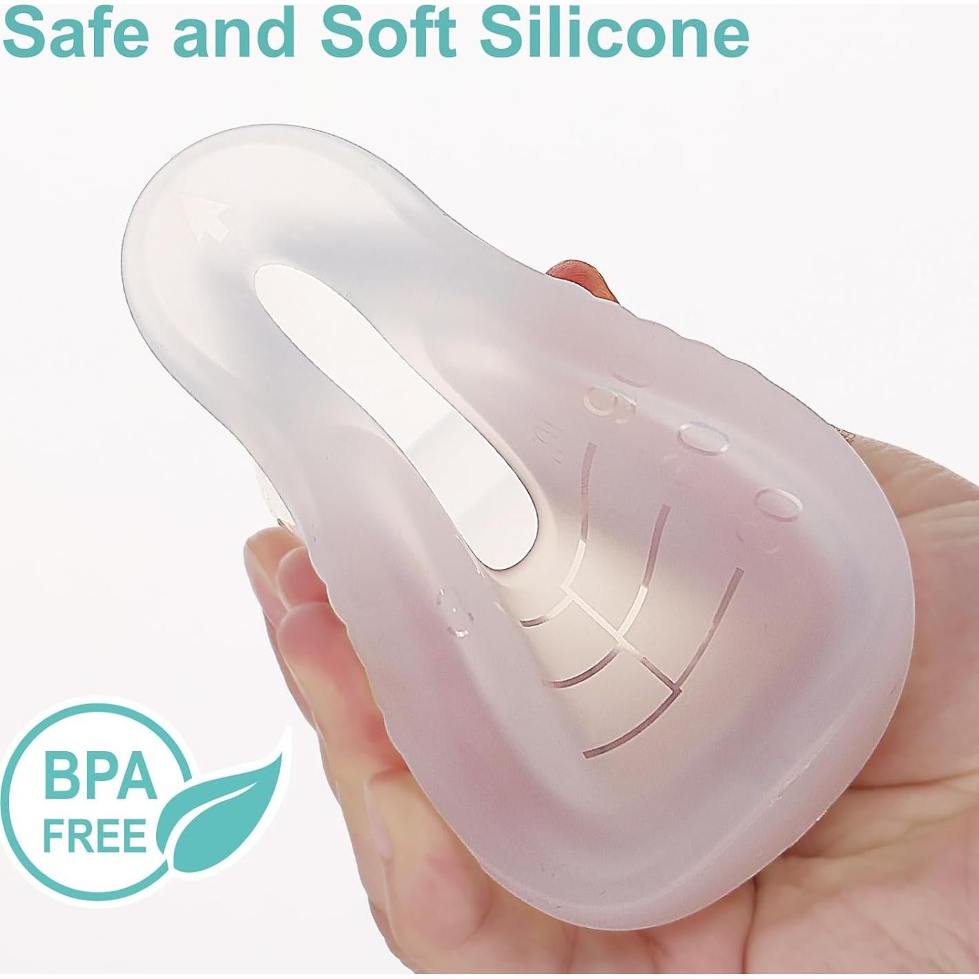 Extractor de Leche Materna Kencpet 90ml 2-en-1 Silicona