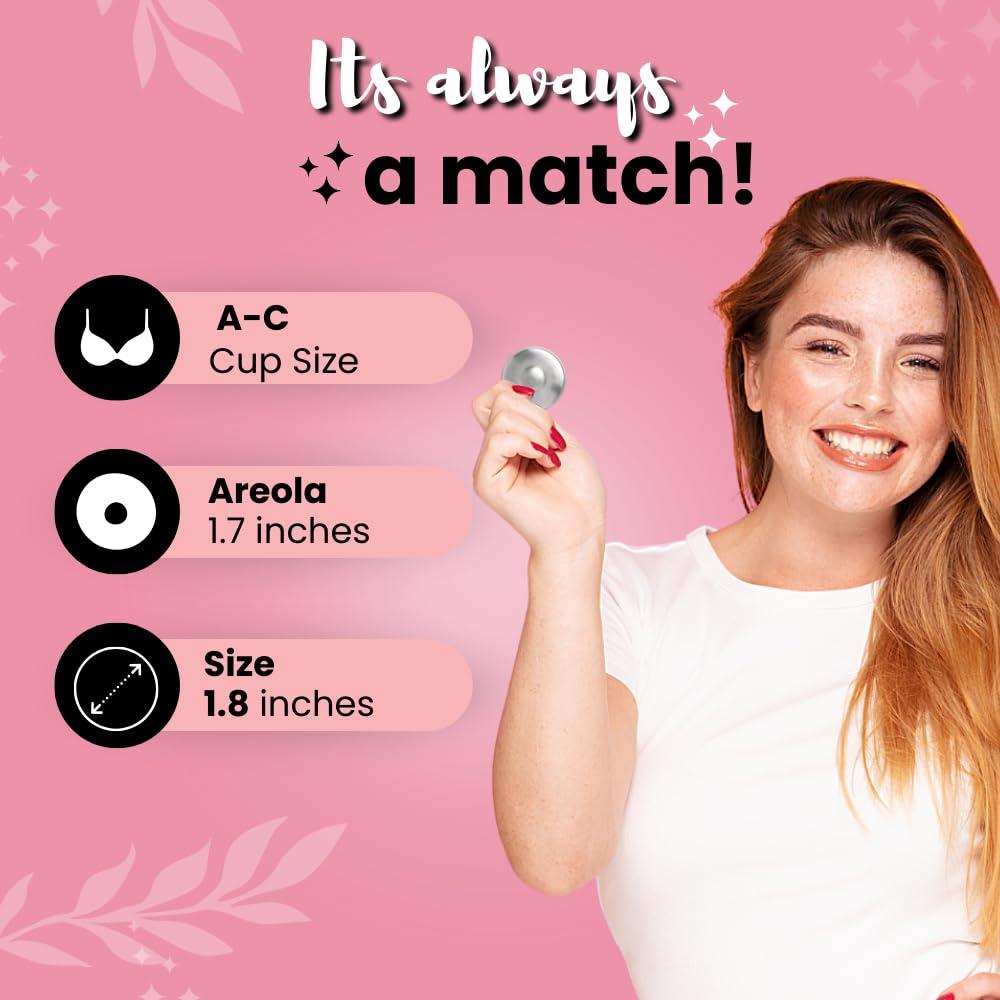 Copas de Lactancia de Plata Nestopia 999 - Protectores de Pezones