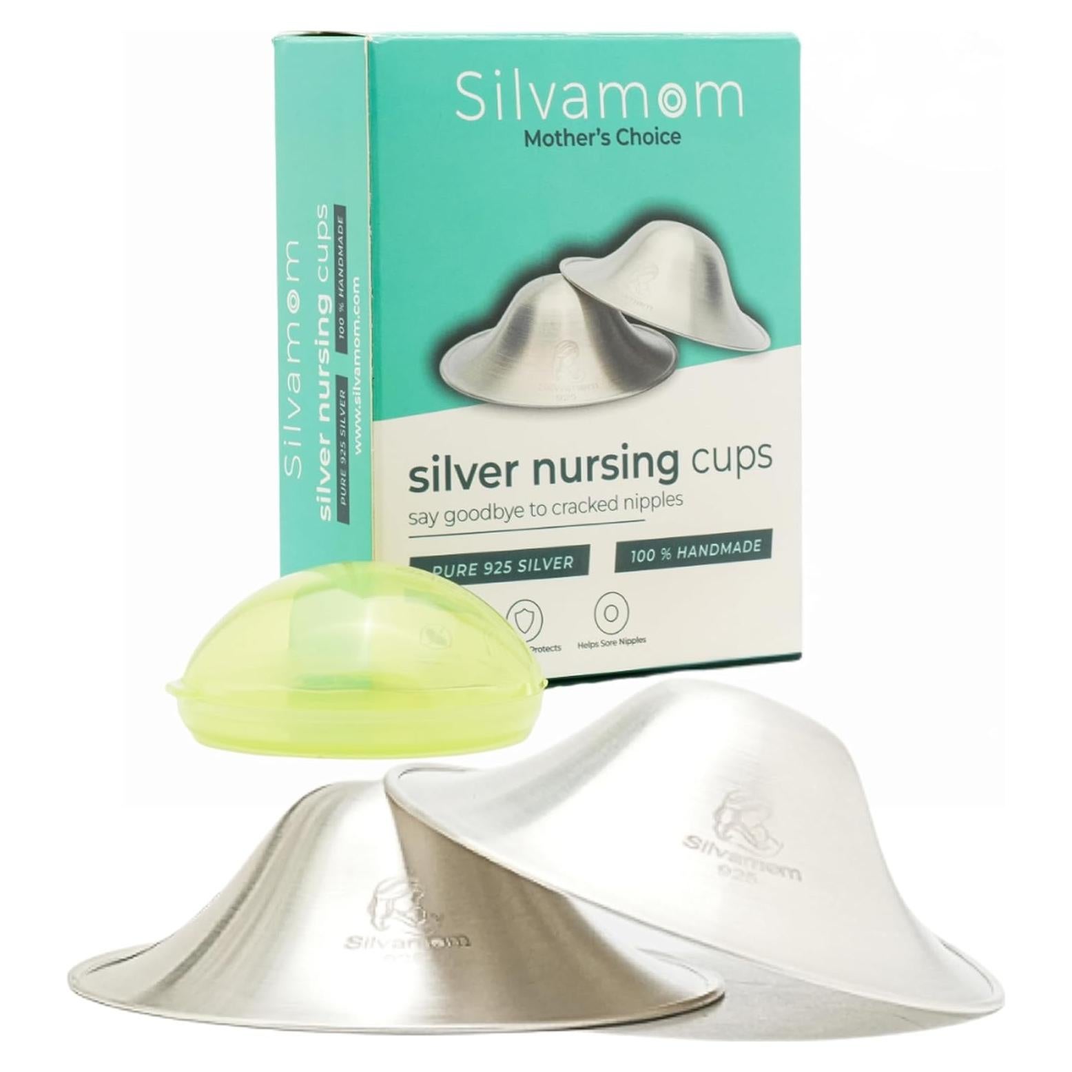 Copas de Lactancia de Plata 925 Silvamom - Alivio para Pezones