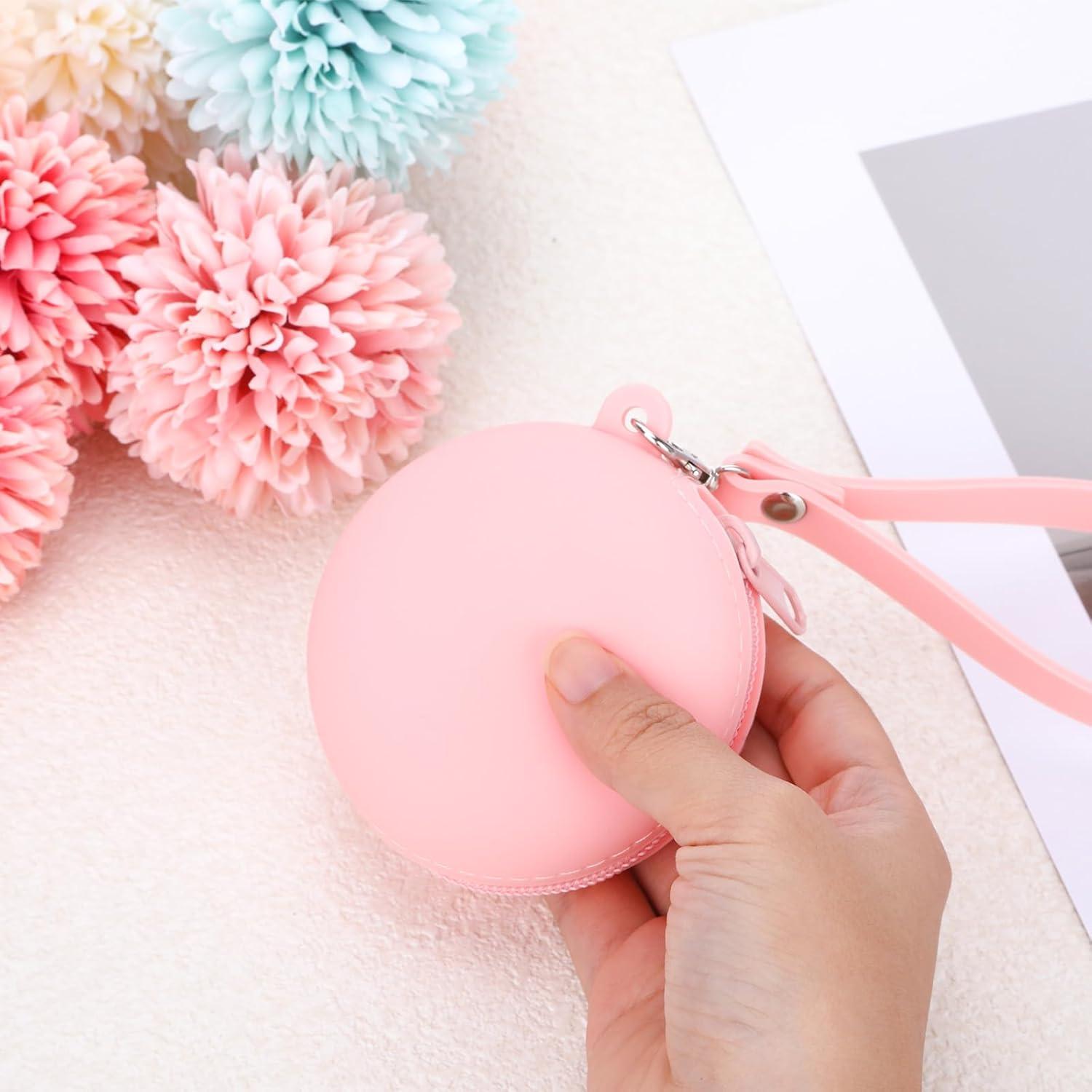 Funda de Silicona Rosa para Protectores de Pezones - Almacenamiento