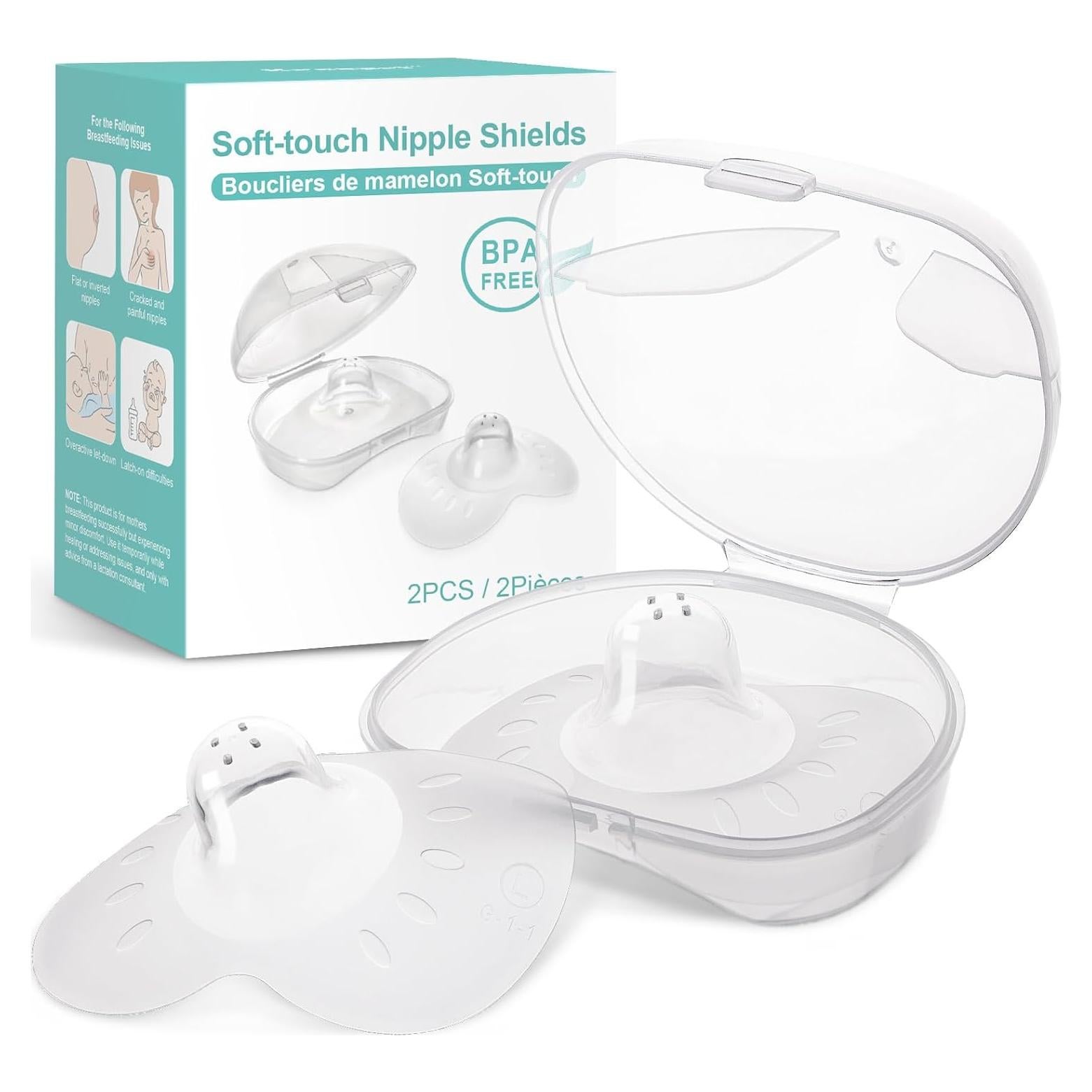 Protectores de Pezón Kencpet 20mm - Silicona Suave para Lactancia