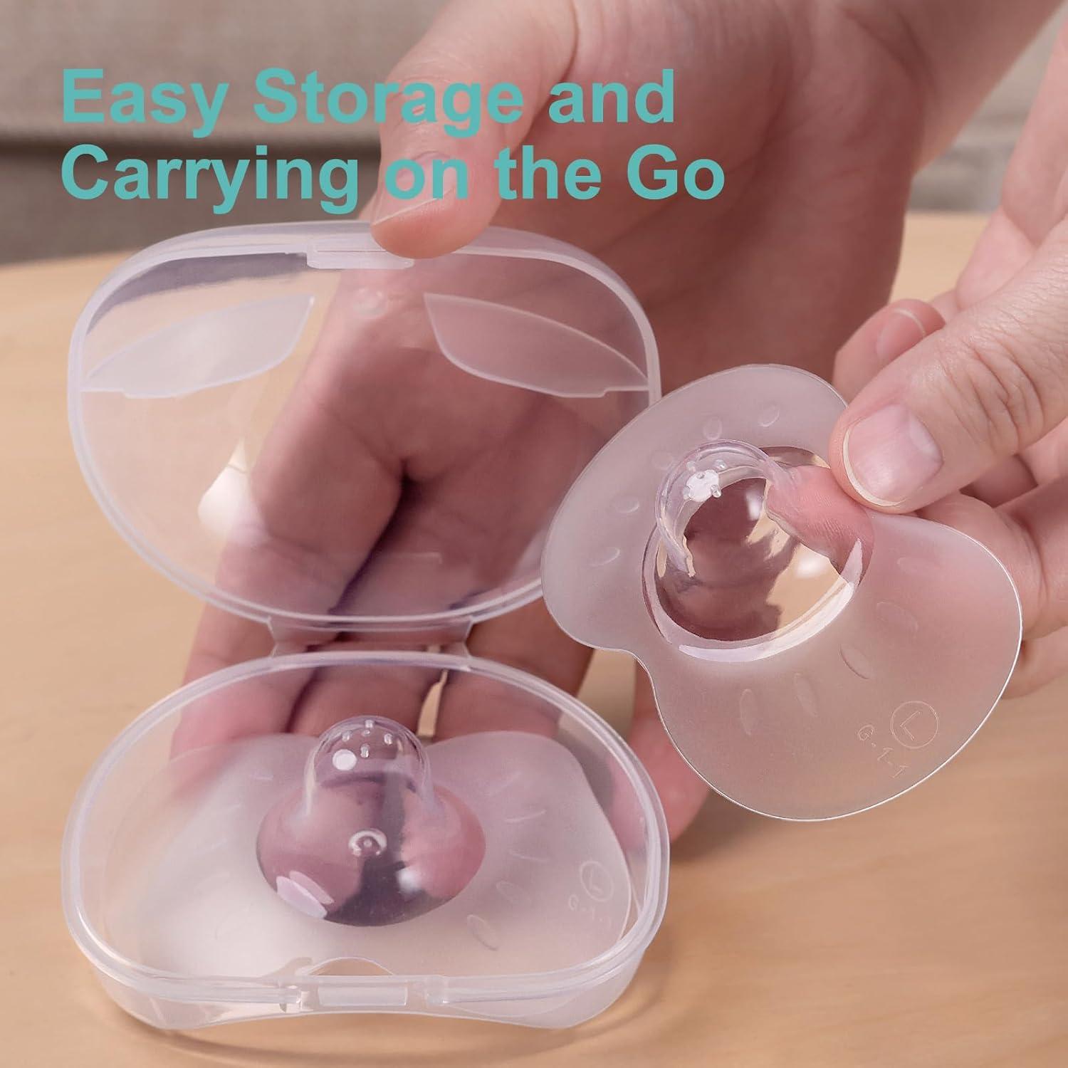 Protectores de Pezón Kencpet 20mm - Silicona Suave para Lactancia