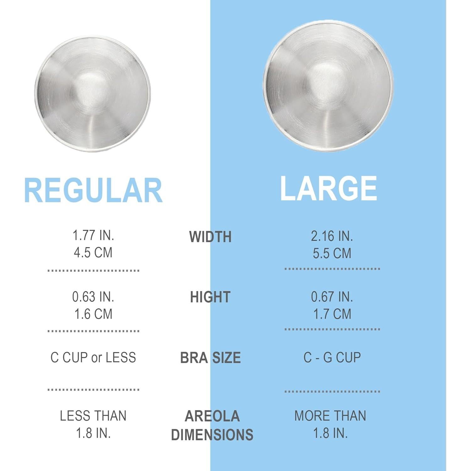 Copas de Lactancia de Plata 925 Ciciel - Protector de Pezón