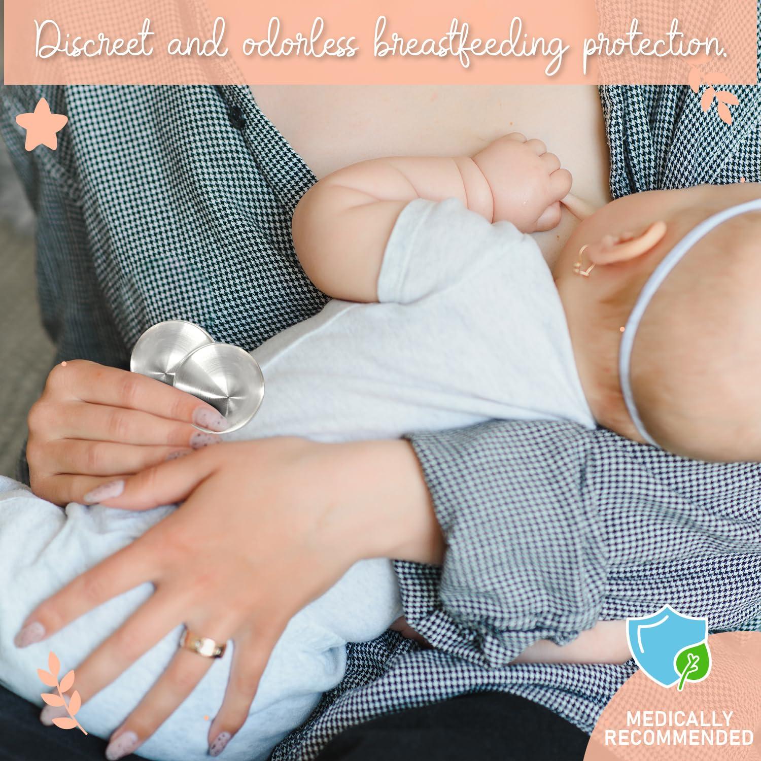 Copas de Lactancia Balaolam Plata Pura 999 - Alivio Natural