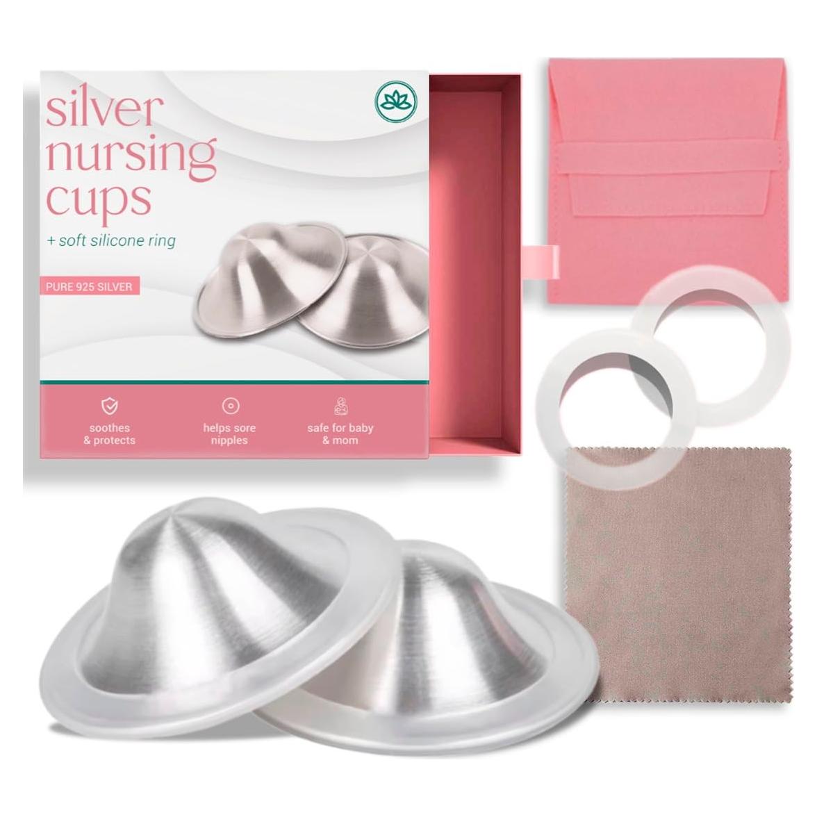 Copas de Lactancia de Plata 925 - Protectores de Pezón