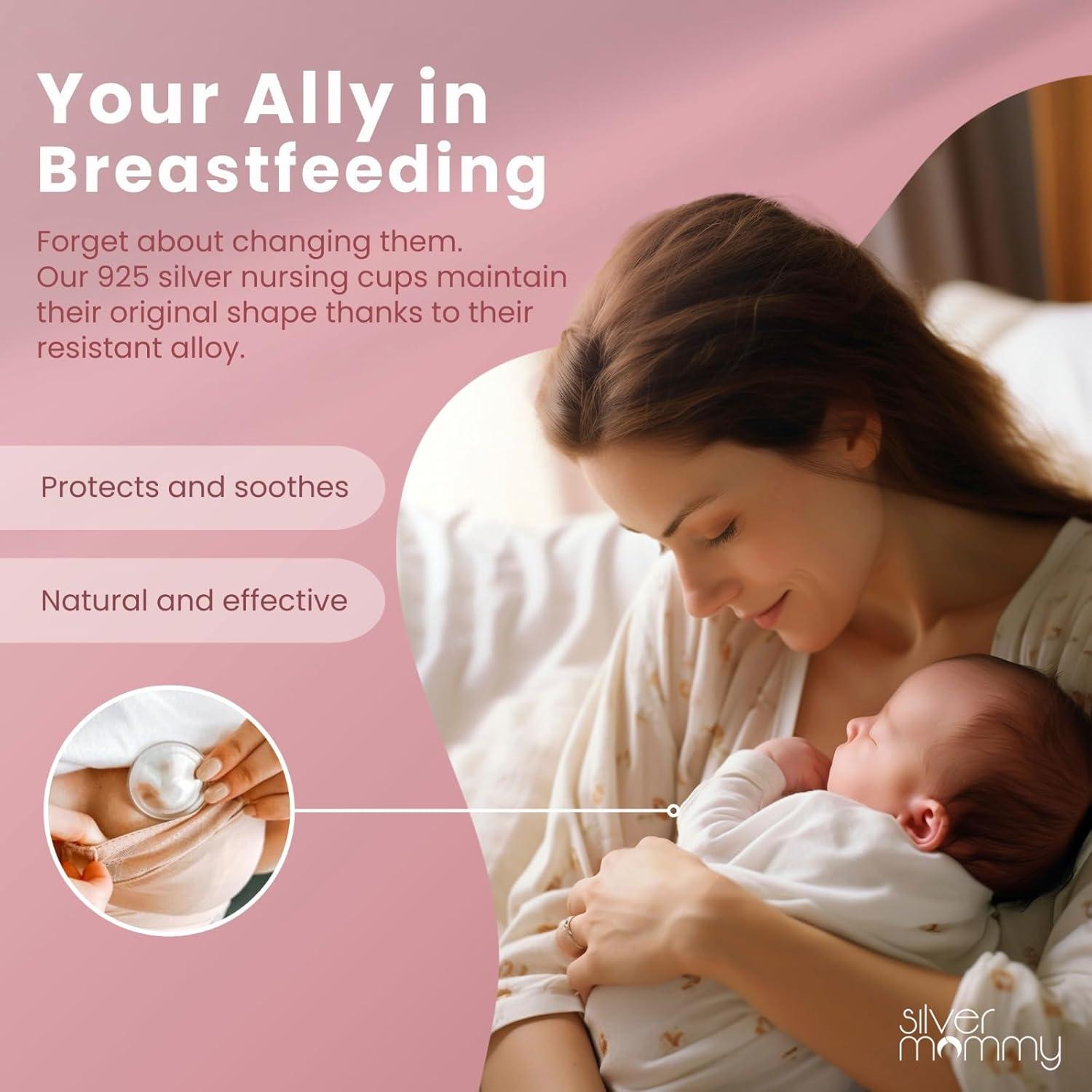 Copas de Lactancia de Plata 925 - Protectores de Pezón