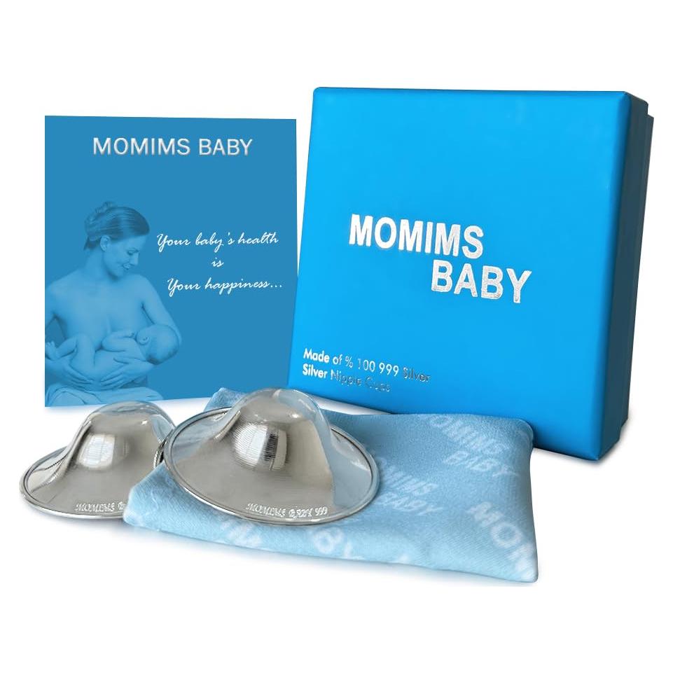 Copas de Lactancia de Plata 999 MOMIMS BABY - Sin Níquel