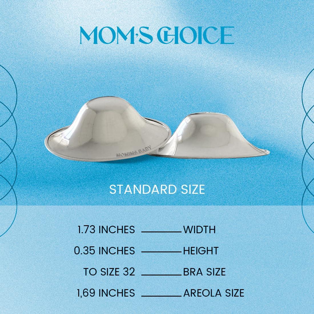 Copas de Lactancia de Plata 999 MOMIMS BABY - Sin Níquel