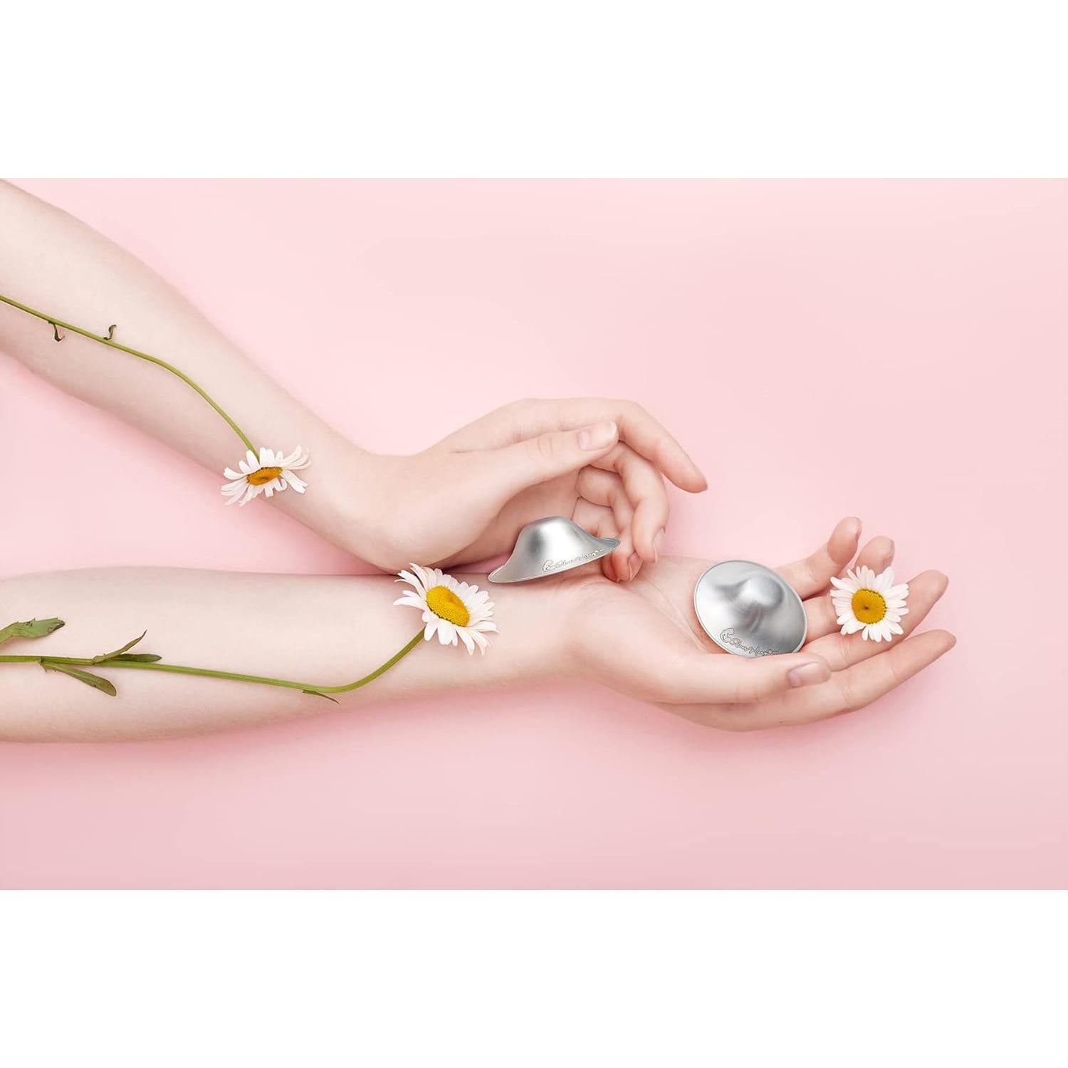 Copas de Lactancia de Plata 925 Silver Mary - Protección Pezones