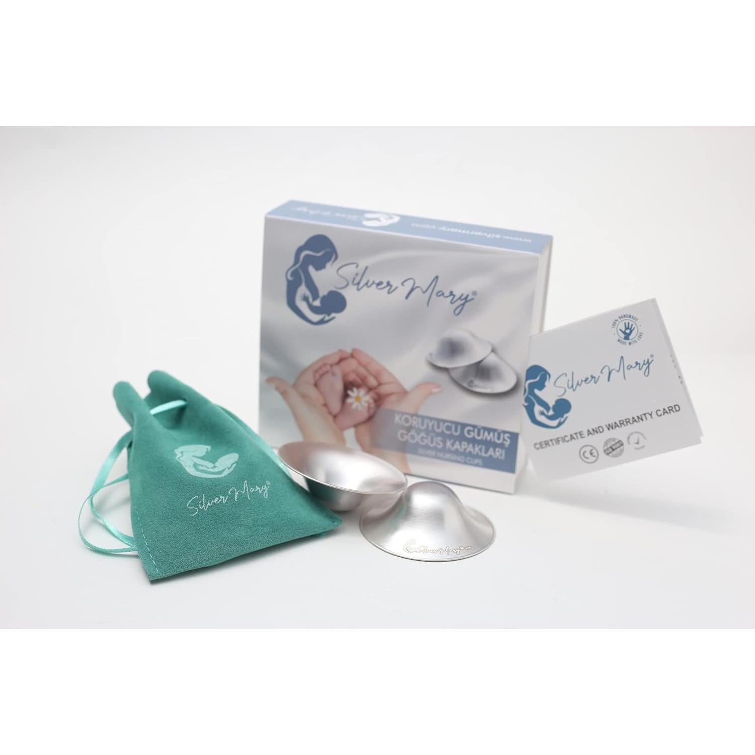 Copas de Lactancia de Plata 925 Silver Mary - Protección Pezones