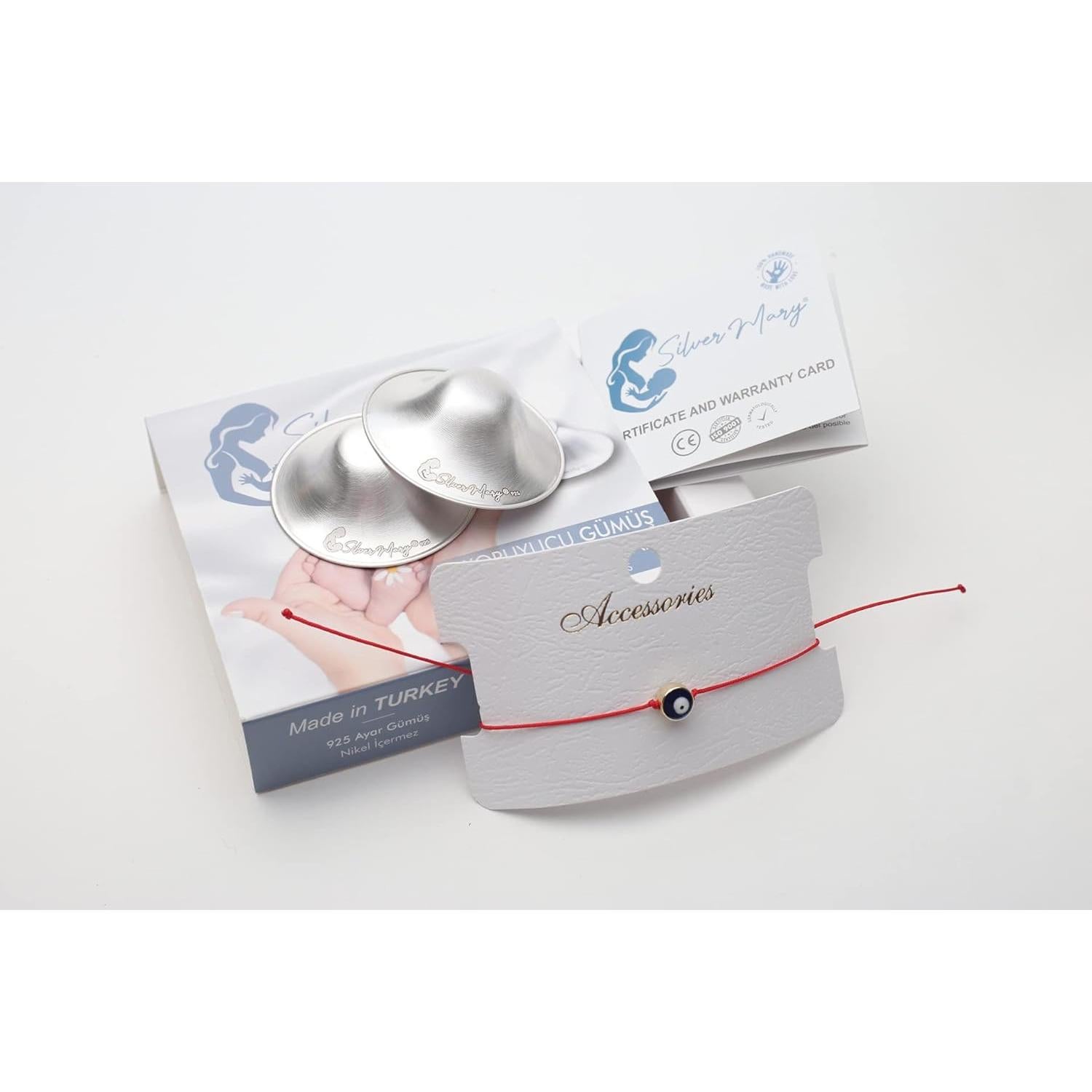 Copas de Lactancia de Plata 925 Silver Mary - Protección Pezones