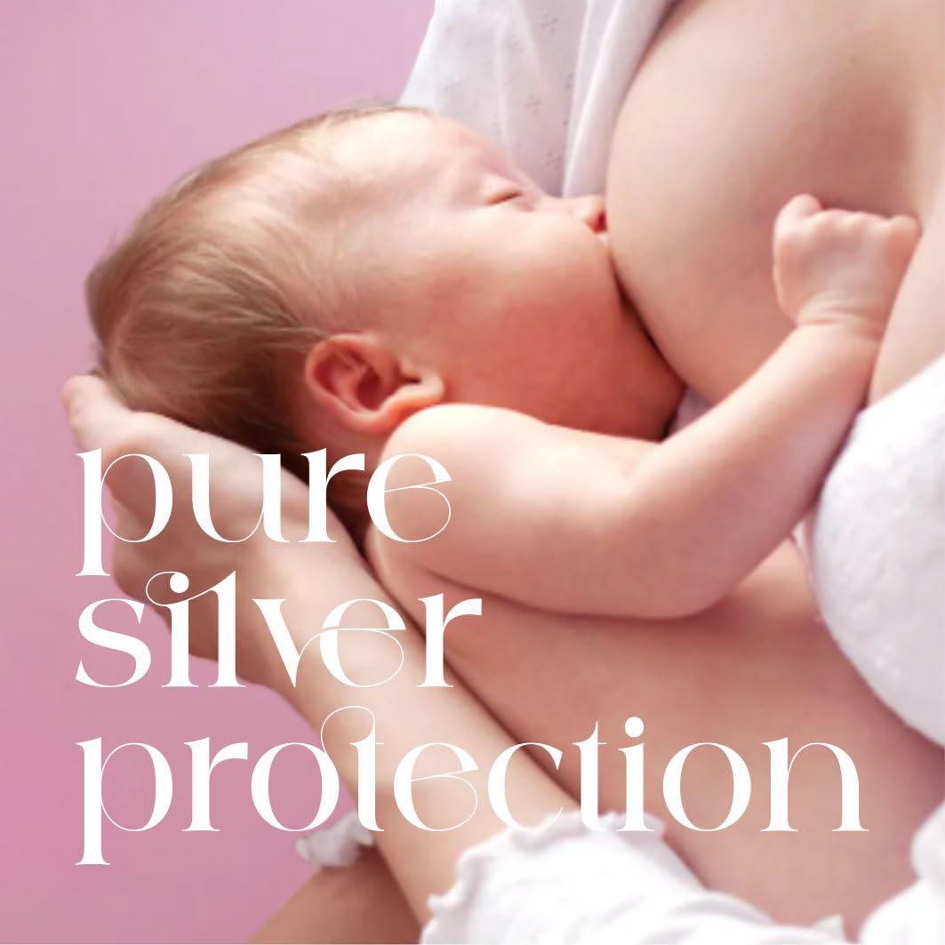 Copas de Lactancia BoobyBuds de Plata 999 - Protectores XL