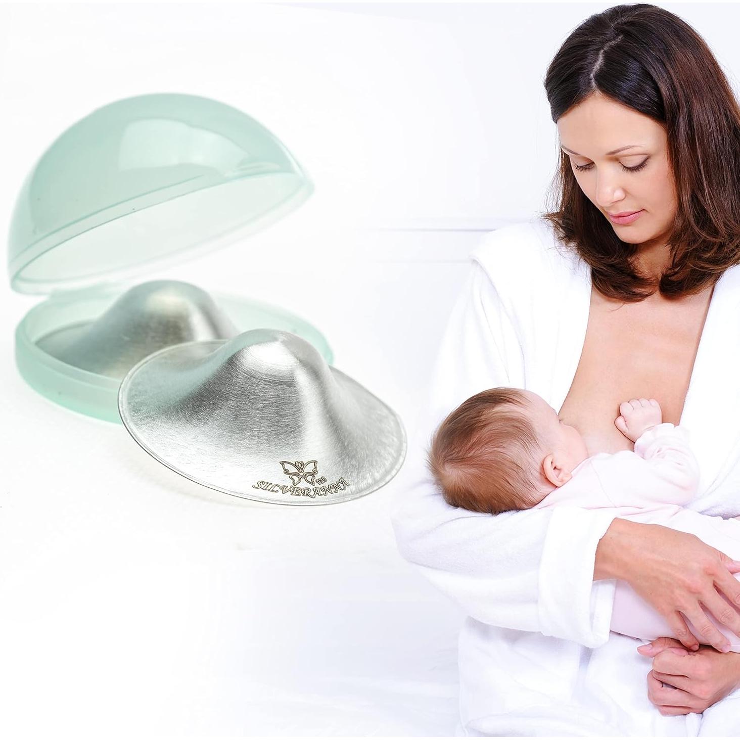 Copas de Lactancia de Plata 925 Silveranna X-Large con Estuche