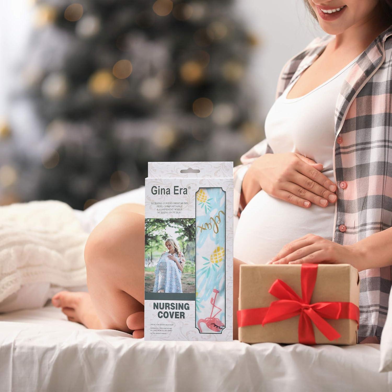 Cubierta de Lactancia Gina Era 100% Algodón Verde 91x70 cm