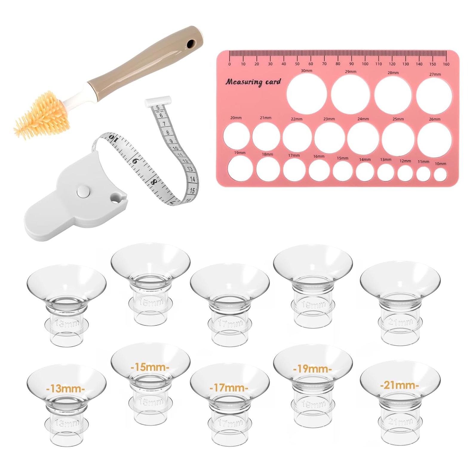 Kit de 10 Insertos de Brida Silicona 13-21mm para Extractor