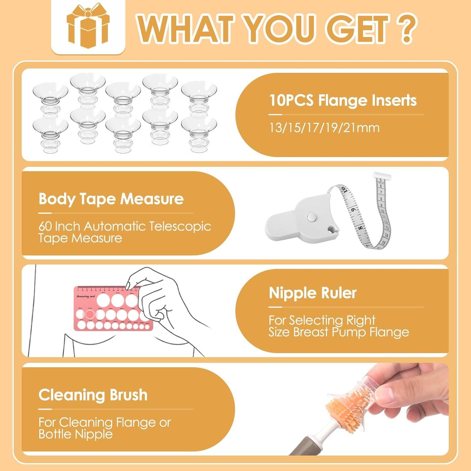 Kit de 10 Insertos de Brida Silicona 13-21mm para Extractor